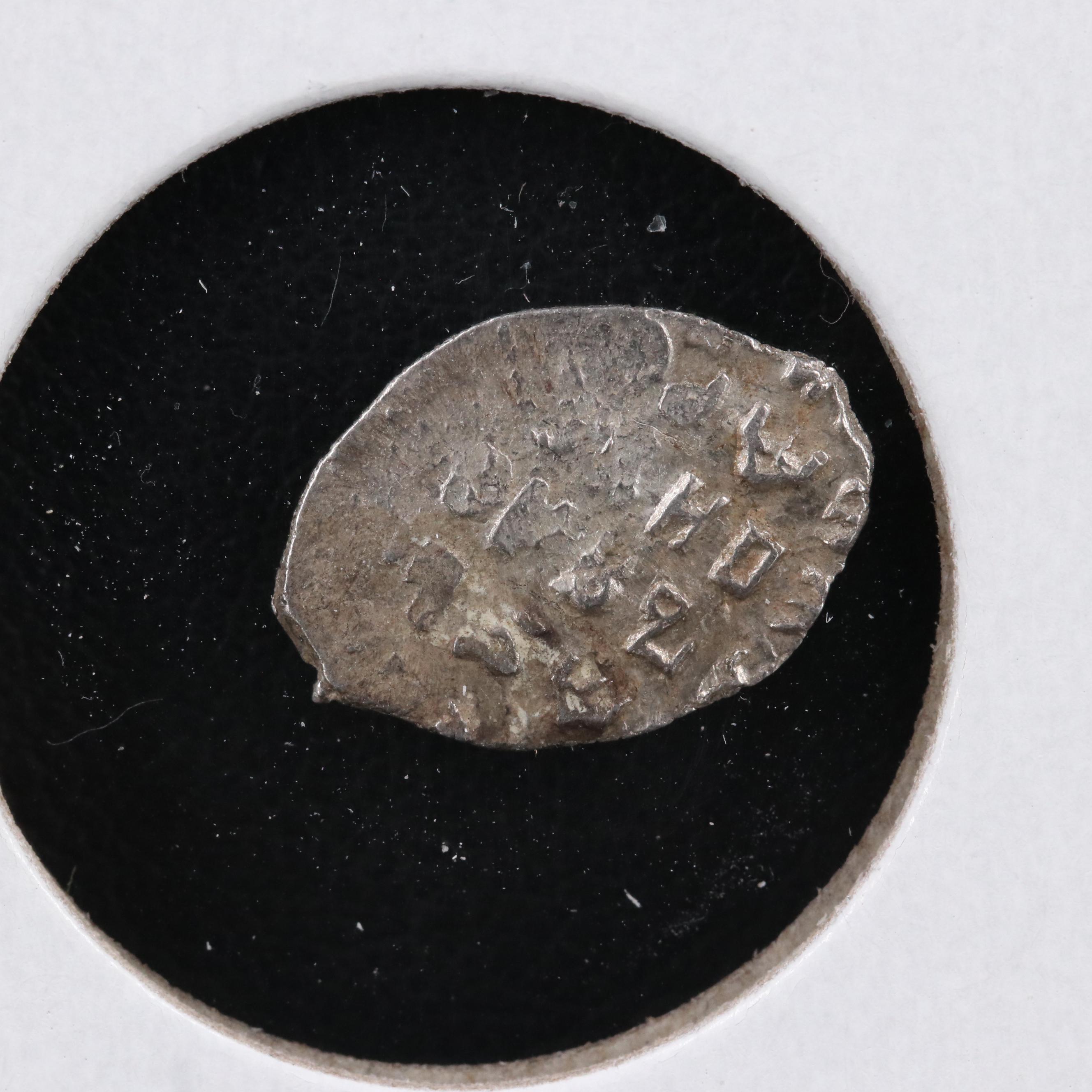 Eighteen Russian Silver "Wire Money" Coins, ca. 1500 to 1700