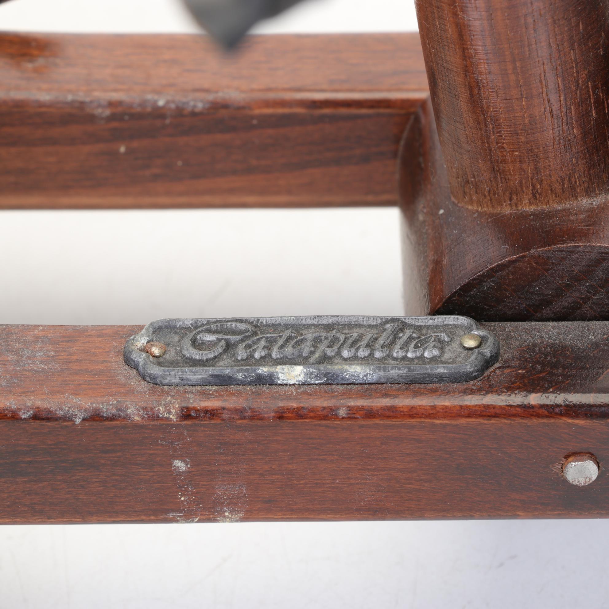 Handmade Wooden Catapult Replica