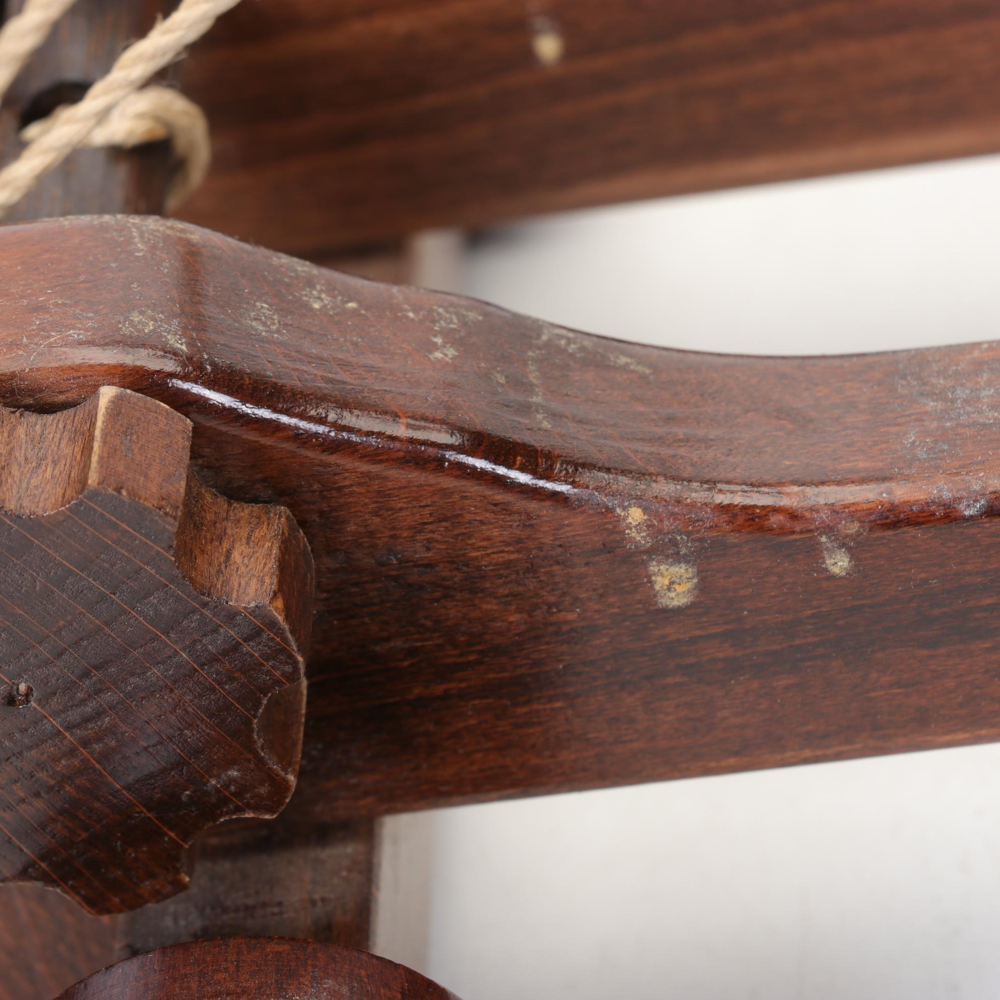 Handmade Wooden Catapult Replica