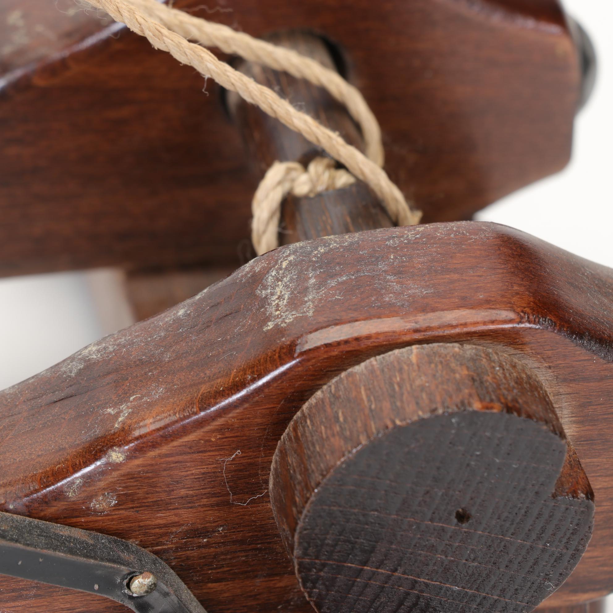 Handmade Wooden Catapult Replica