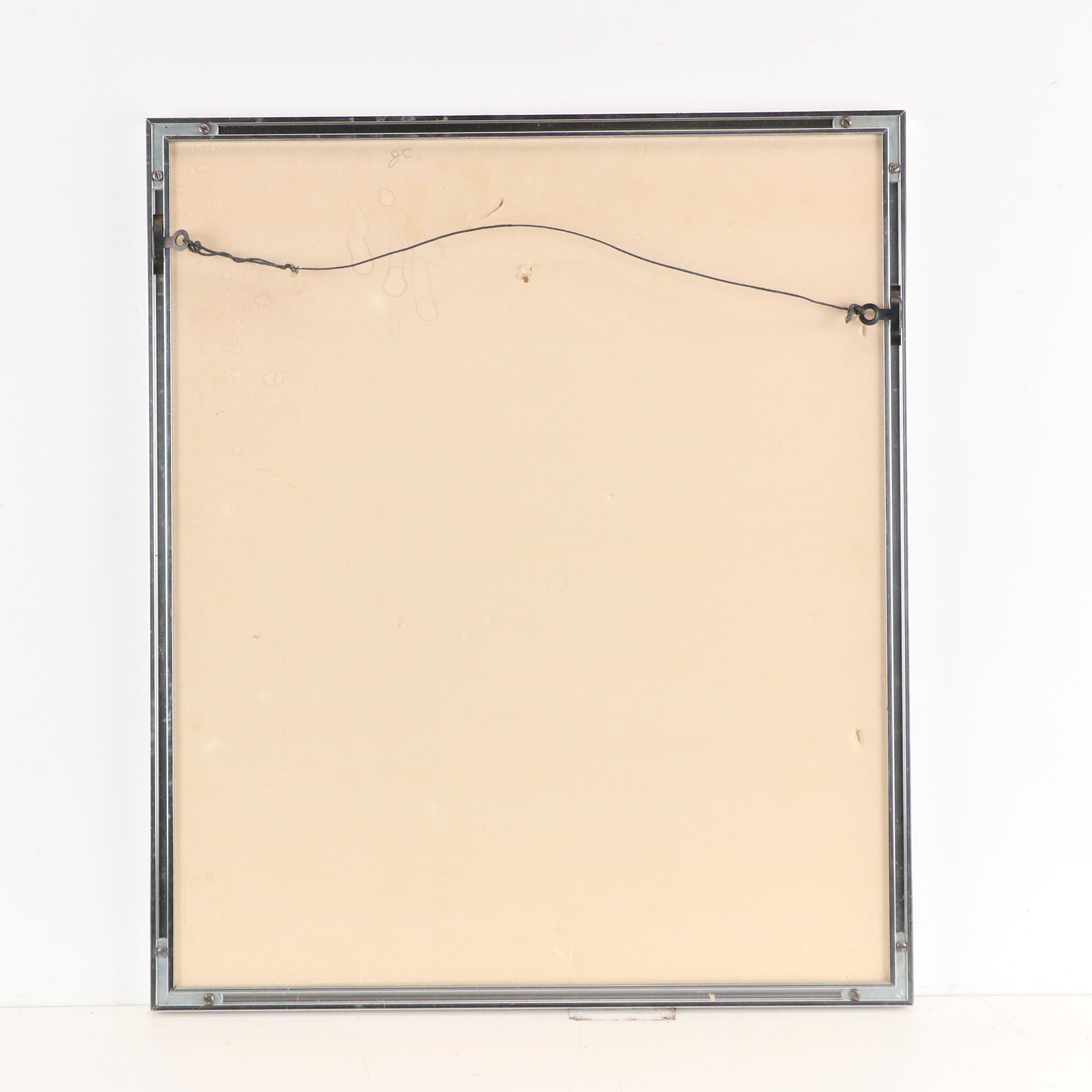 Erté Art Deco Serigraph "Winter," 1975