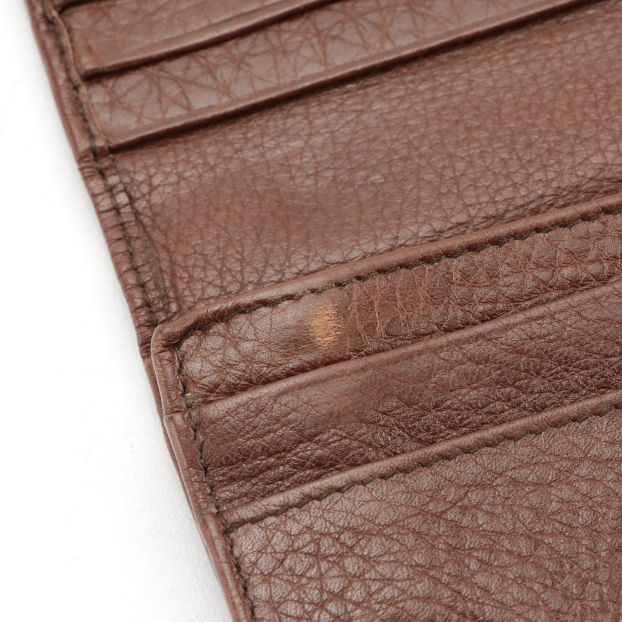 Prada Continental Flap Wallet in Dark Brown Cervo Calfskin Leather