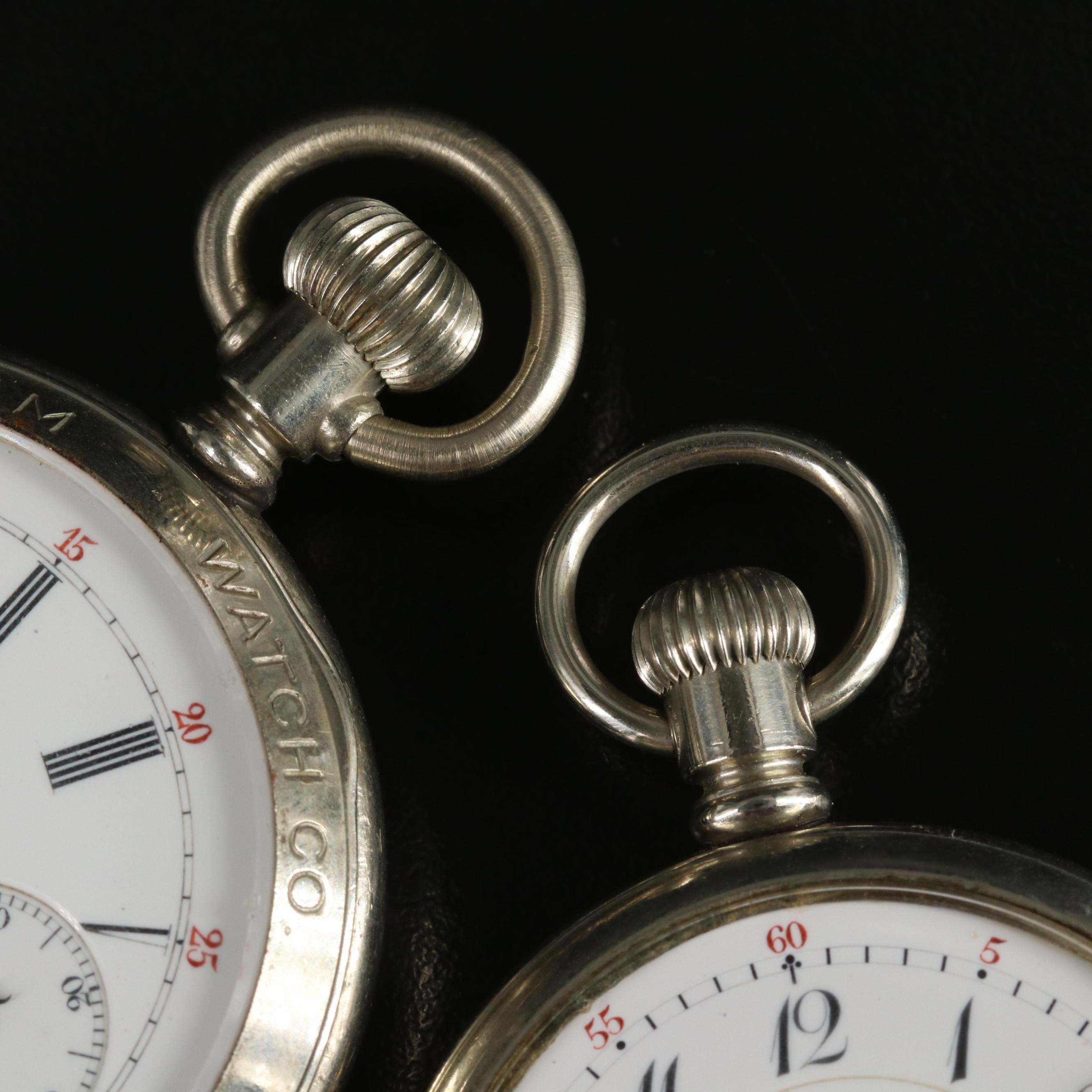 Pair of Exhibition Back Pocket Watches