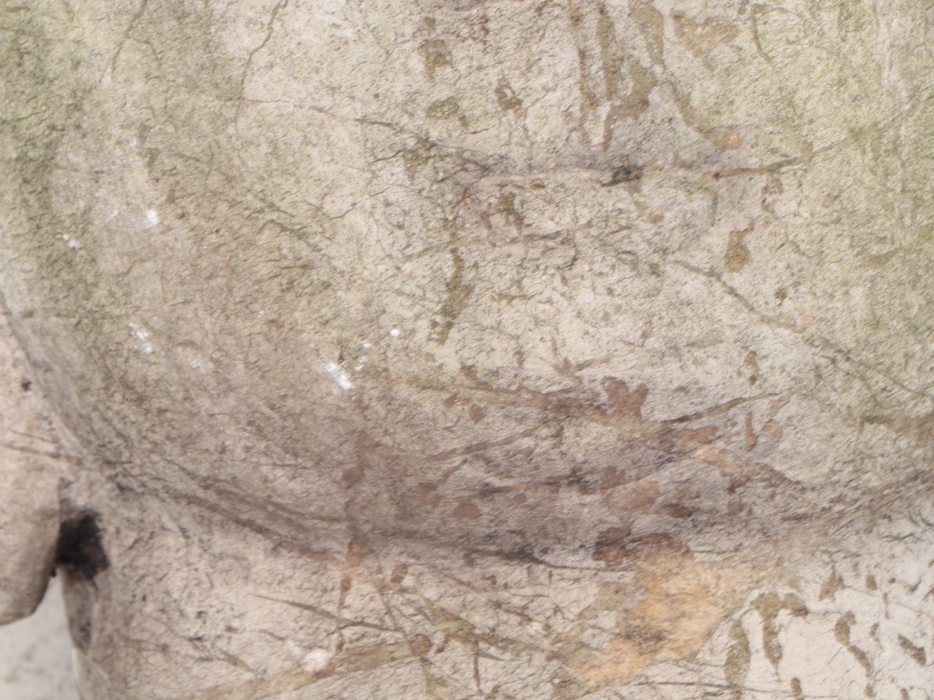 Concrete Buddha Head Garden Statue