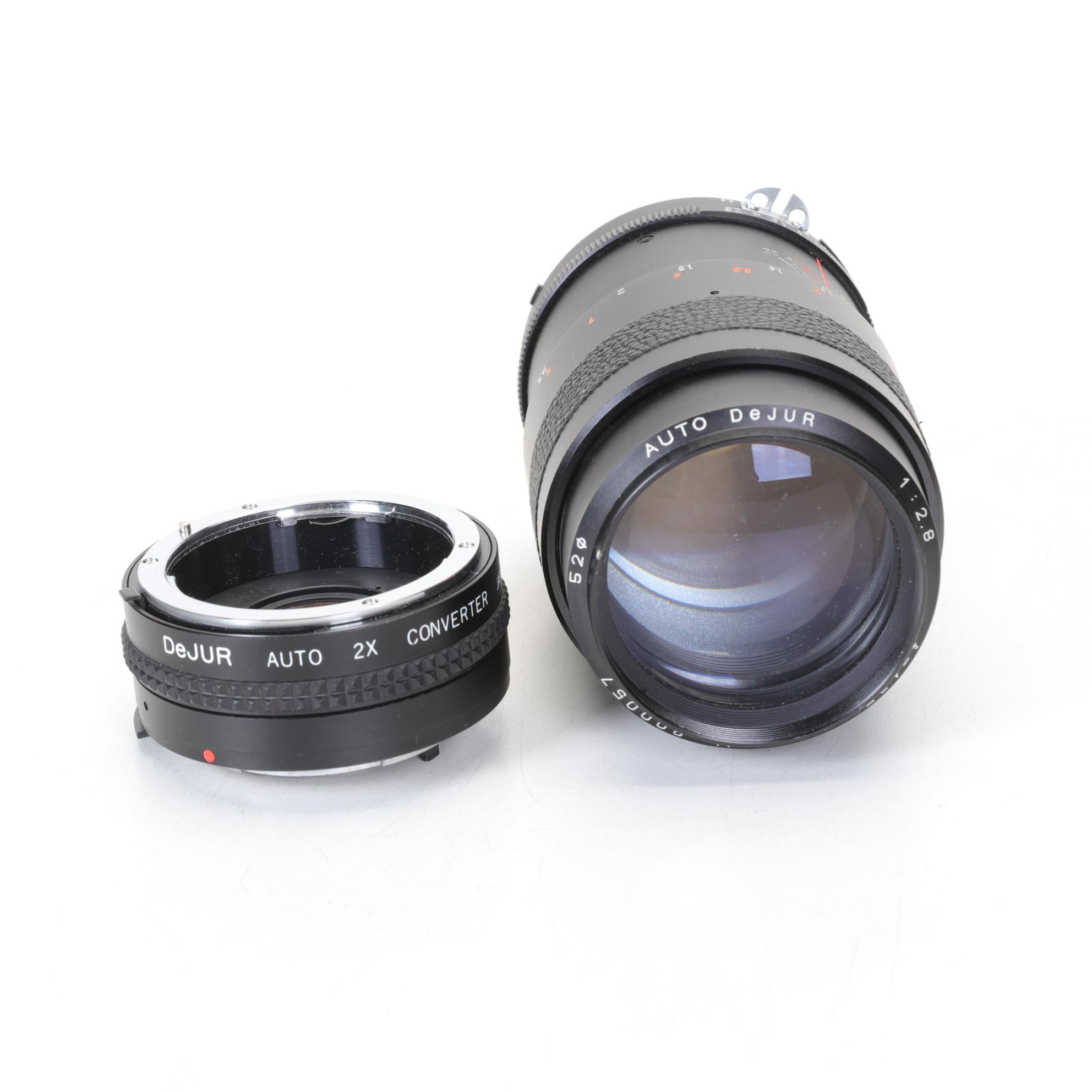 Nikon EM SLR with f/1.8 50mm and Other Camera Accessories