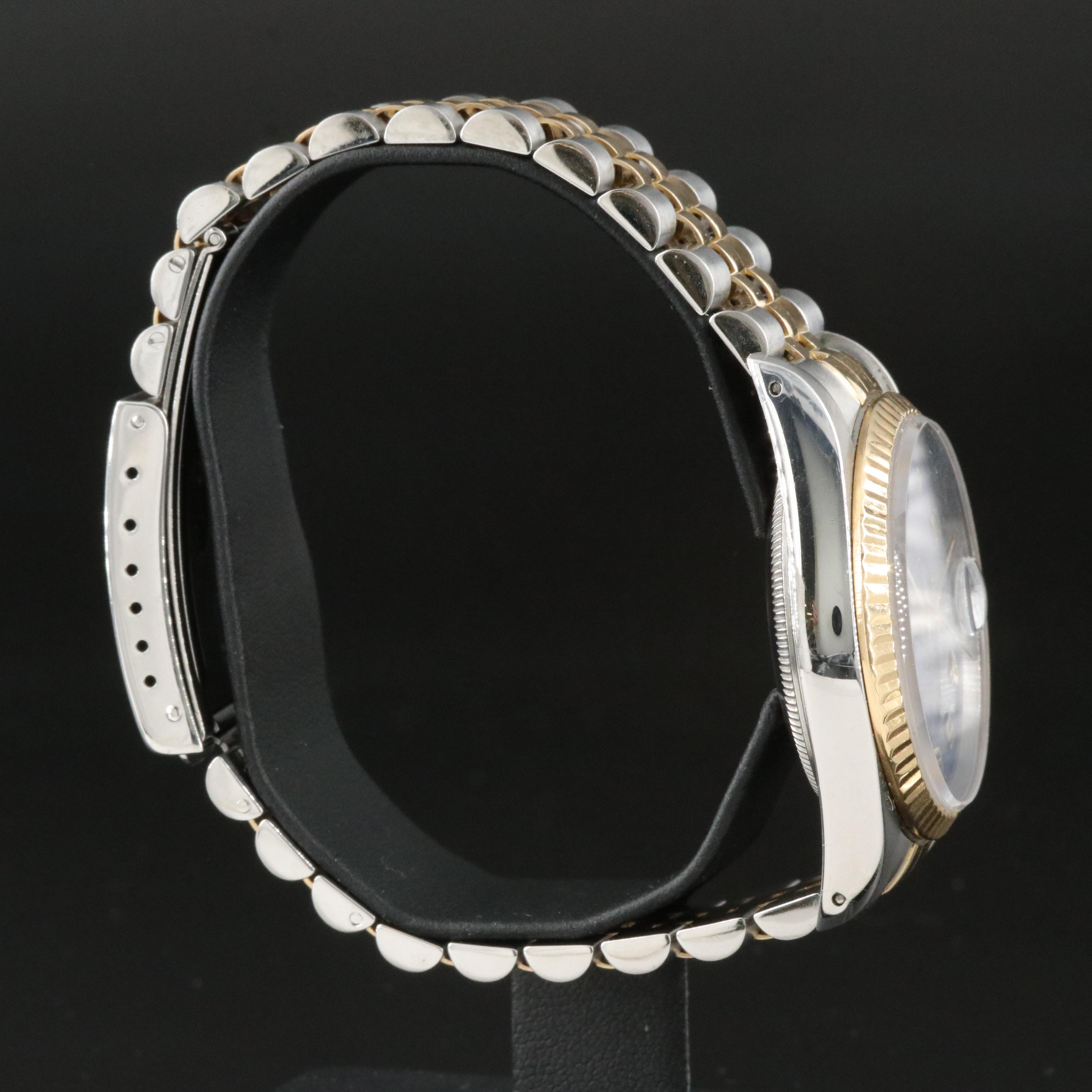 1991 Rolex Blue Jubilee Dial Datejust Watch