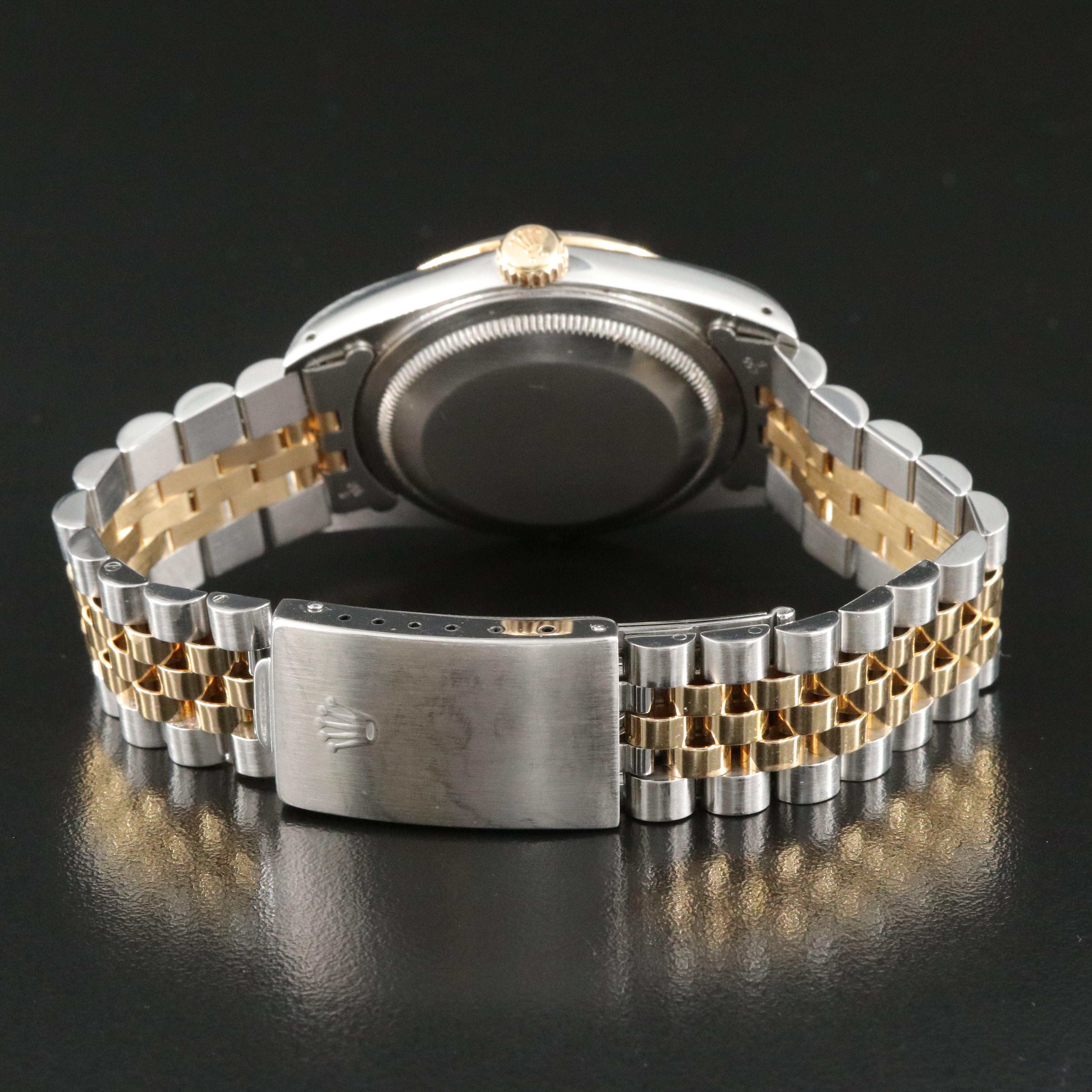 1991 Rolex Blue Jubilee Dial Datejust Watch