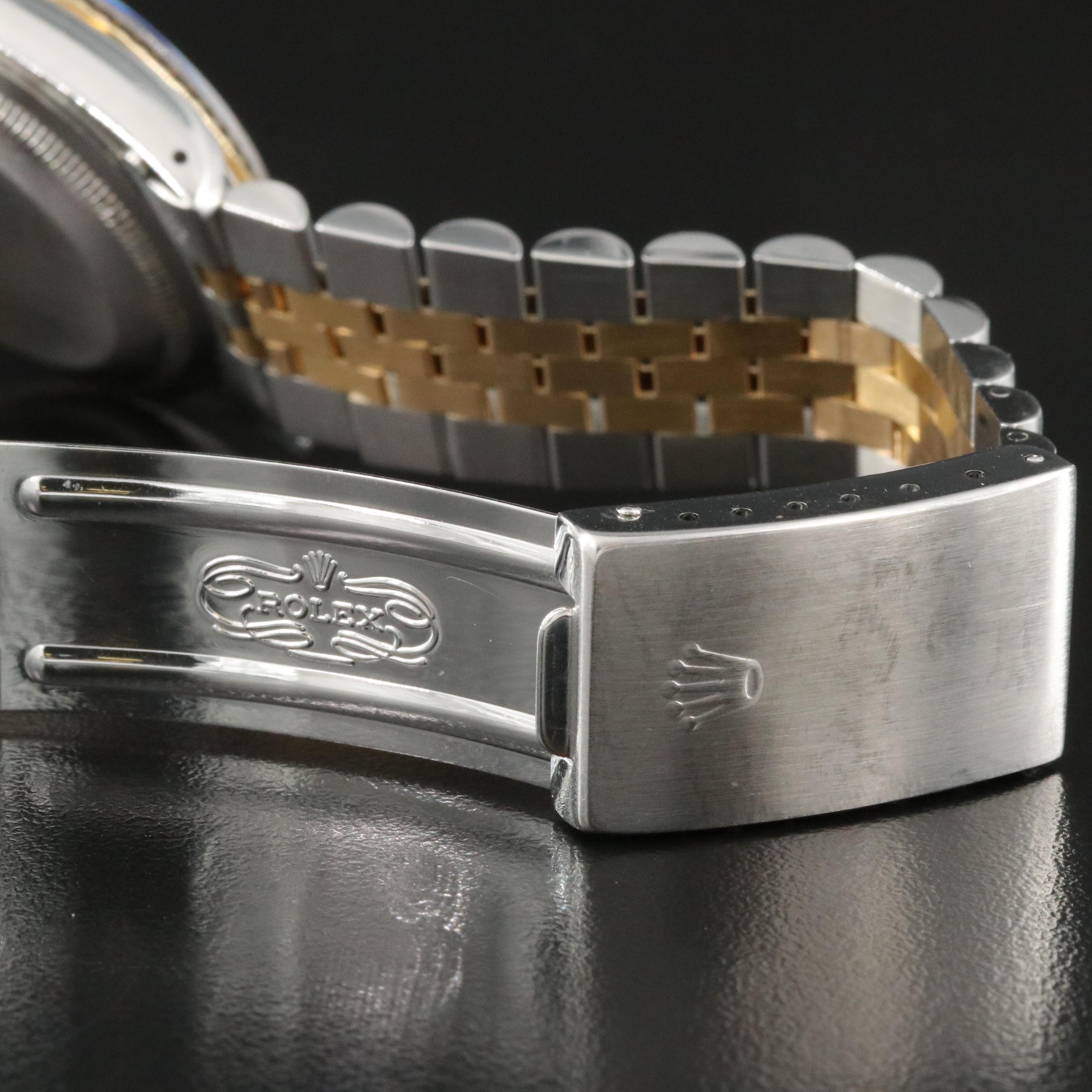 1991 Rolex Blue Jubilee Dial Datejust Watch