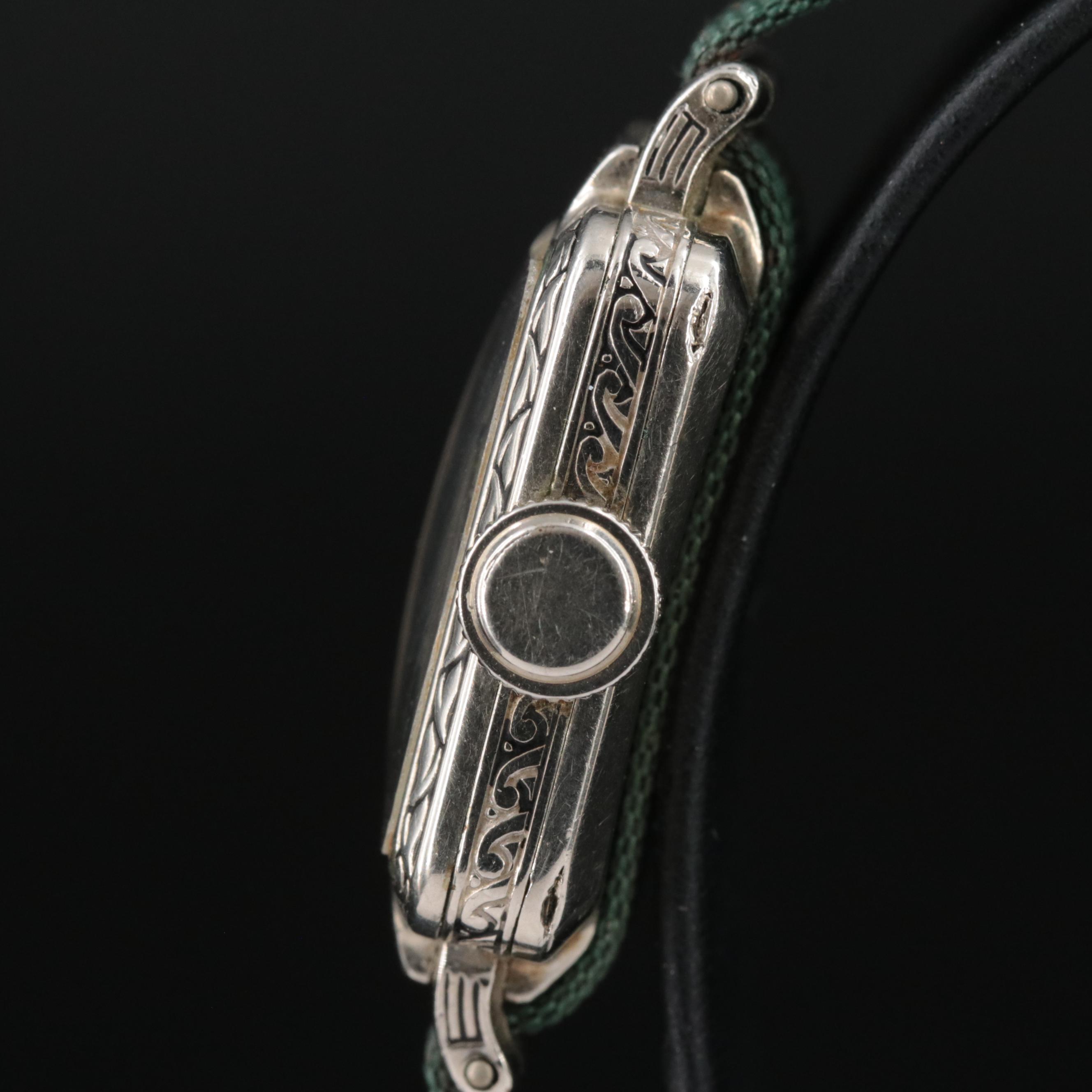 1930s Art Deco Illinois Watch Co. "Manhattan" Watch