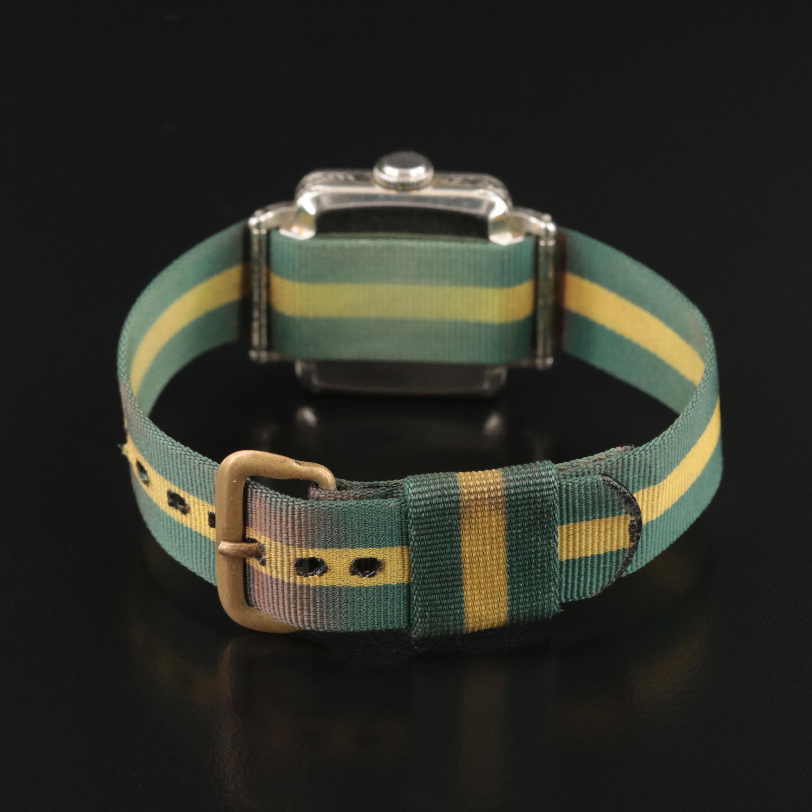 1930s Art Deco Illinois Watch Co. "Manhattan" Watch