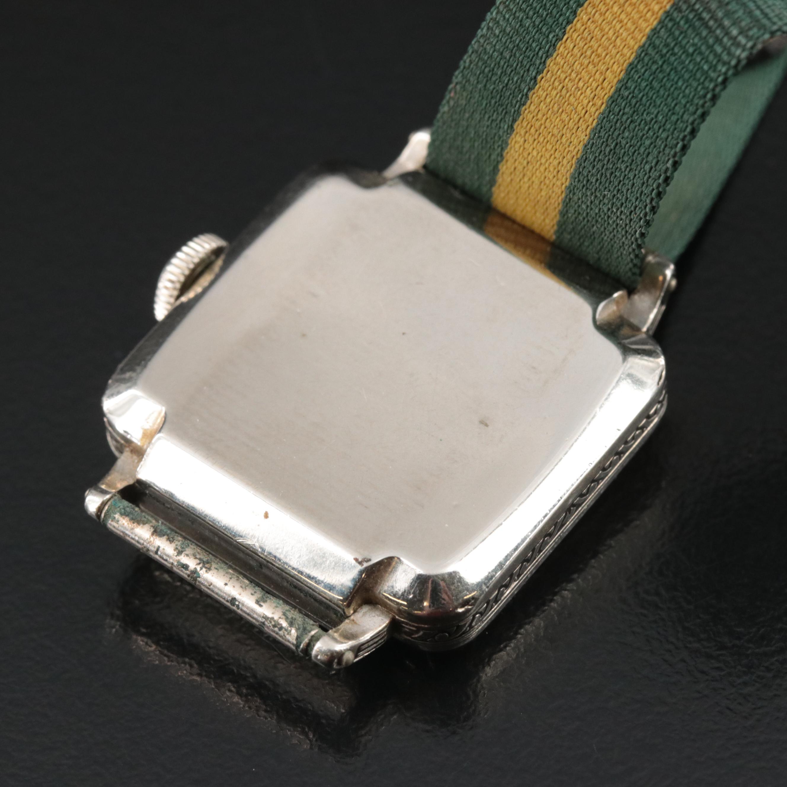 1930s Art Deco Illinois Watch Co. "Manhattan" Watch