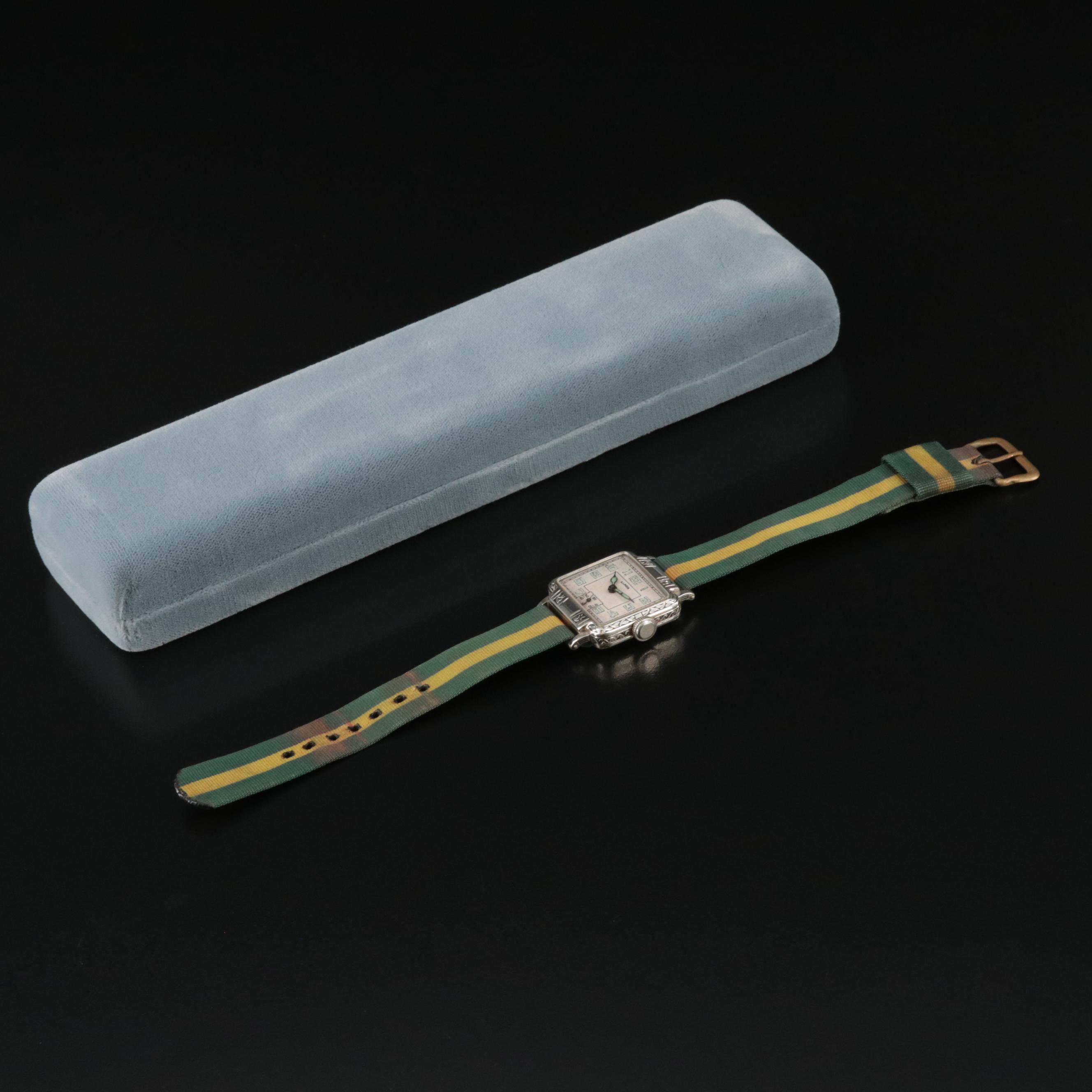 1930s Art Deco Illinois Watch Co. "Manhattan" Watch