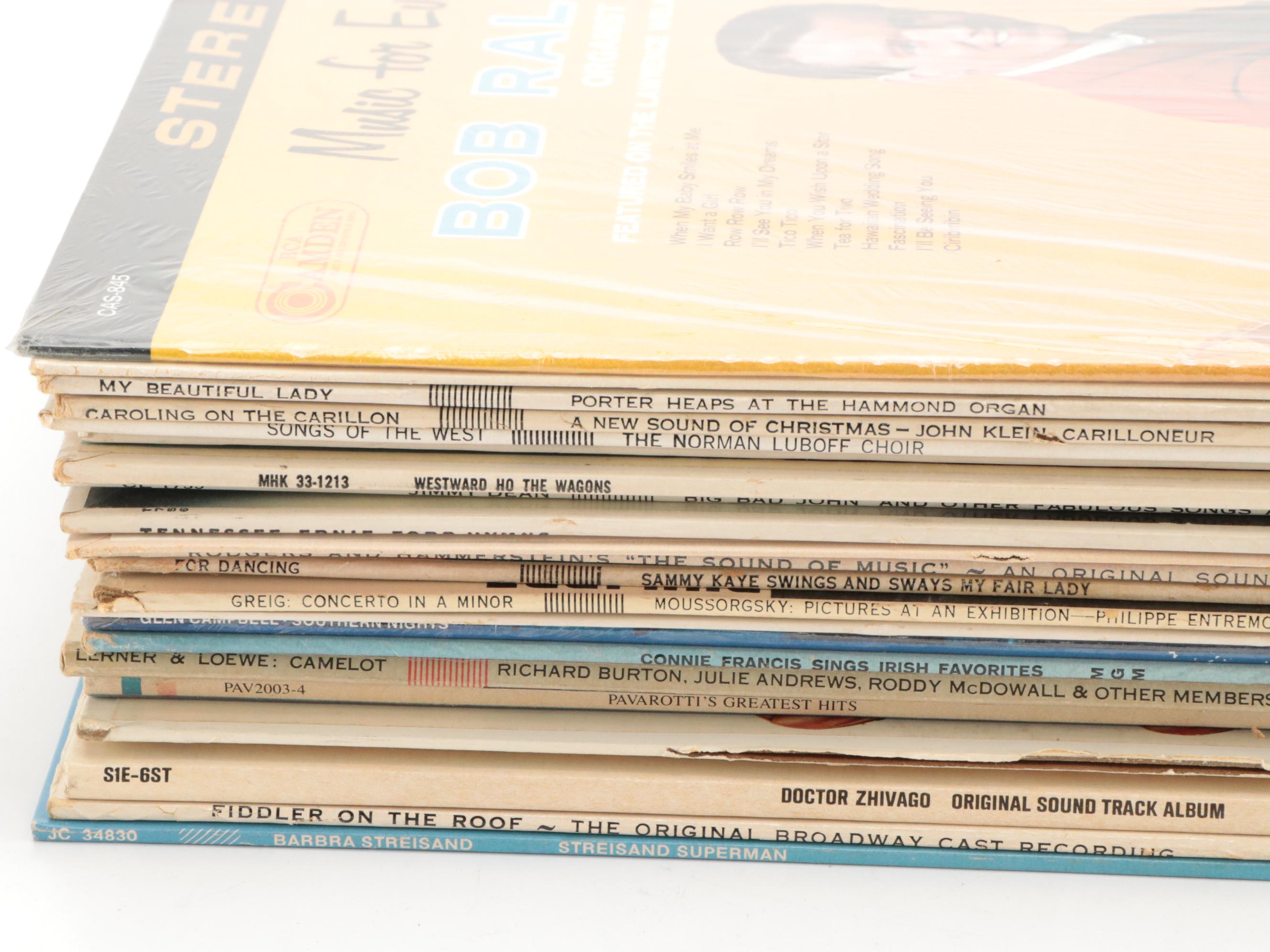 "Sound of Music," "Fiddler on the Roof" and Soundtrack and Other Vinyl Records