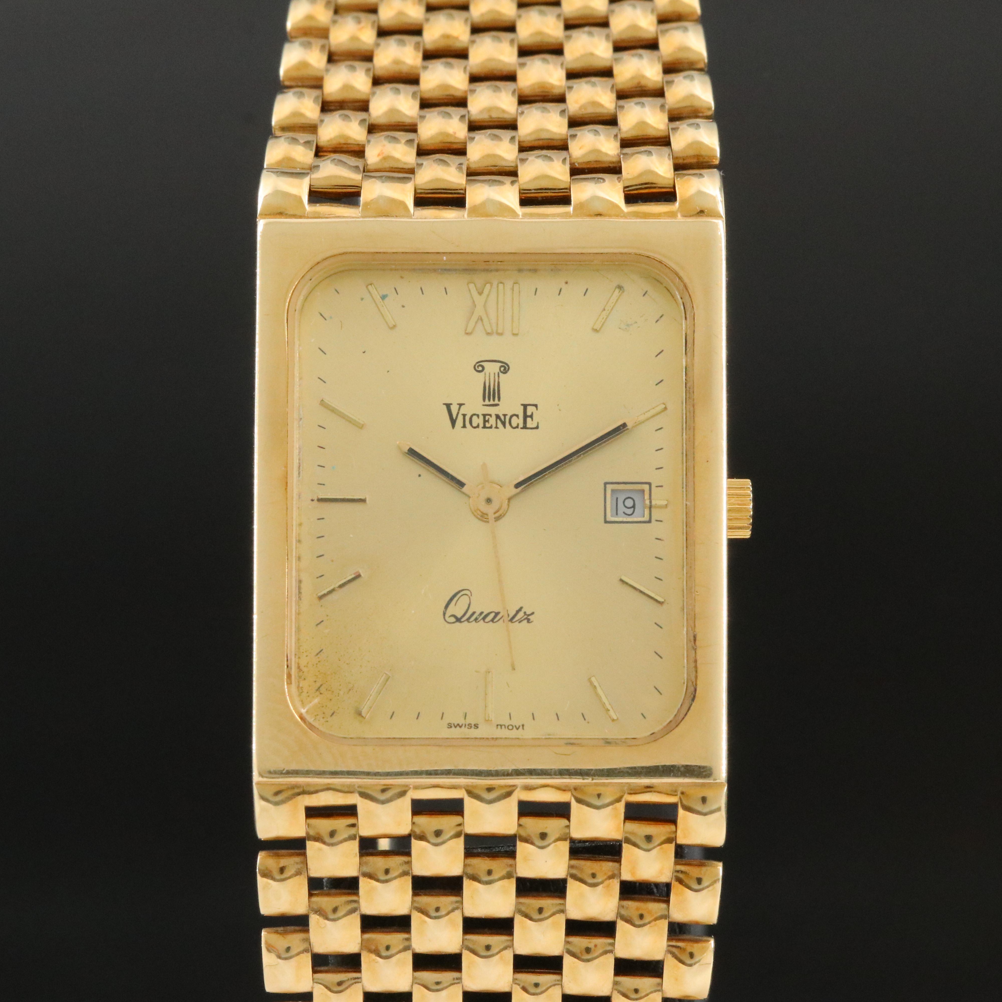 14K Vincene Quartz Watch