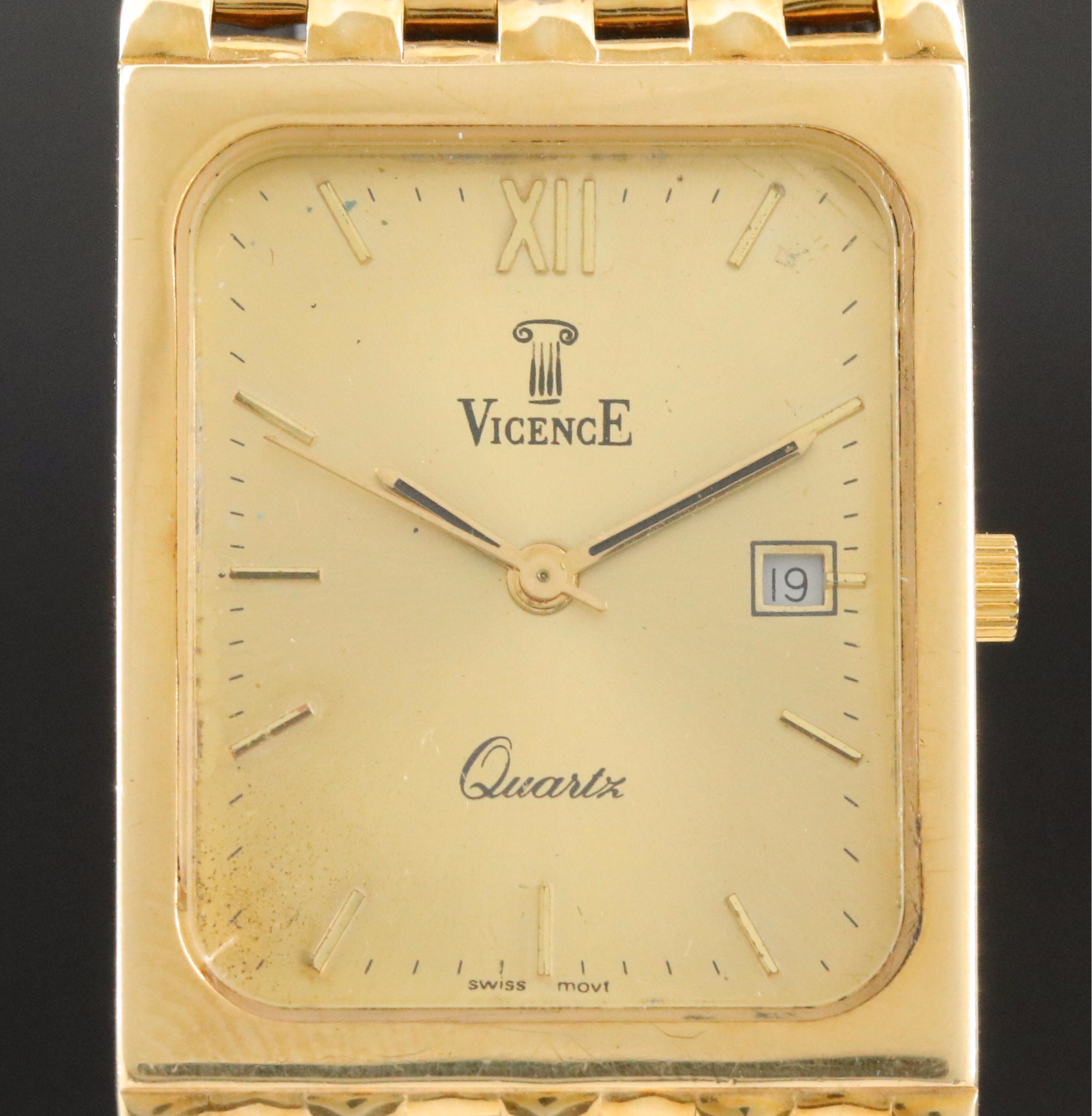14K Vincene Quartz Watch