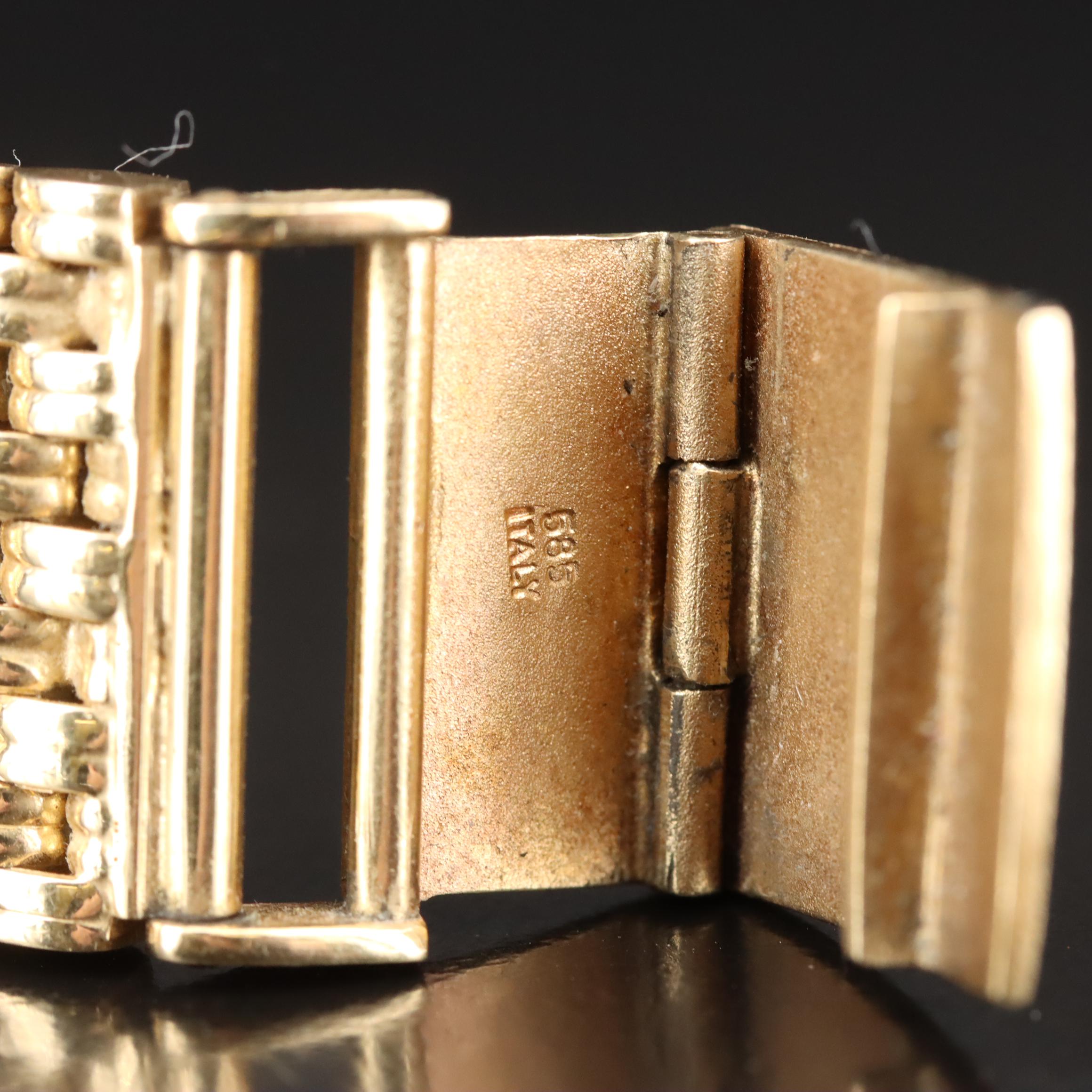 14K Geneve Swiss Quartz Watch