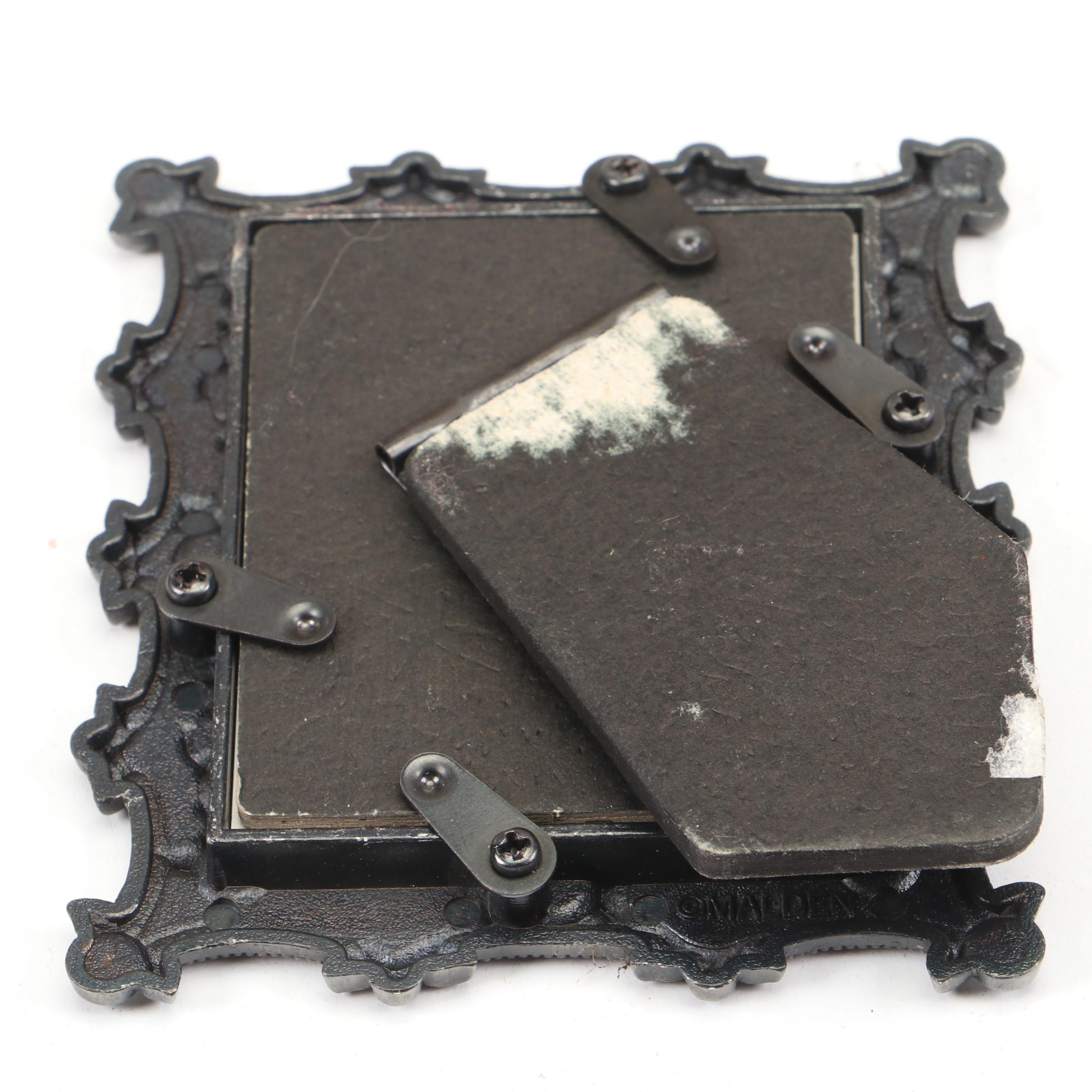 Segmented Three-Part Photo Frame with Malden Photo Frame and Wood Photo Clip