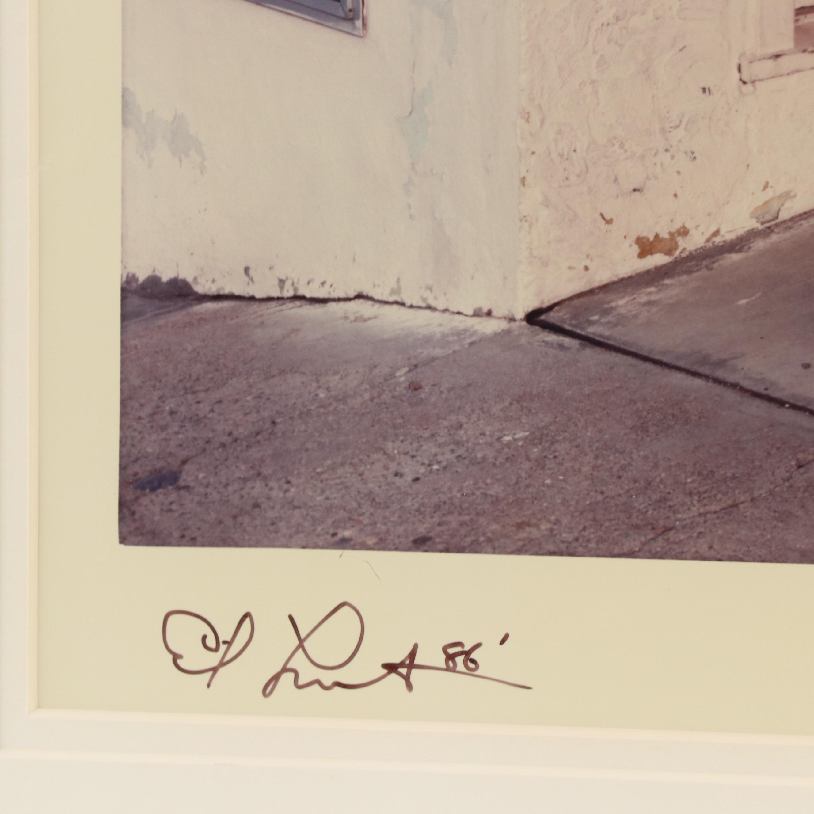 Color Photograph of Old Theater Ticket Booth, 1986
