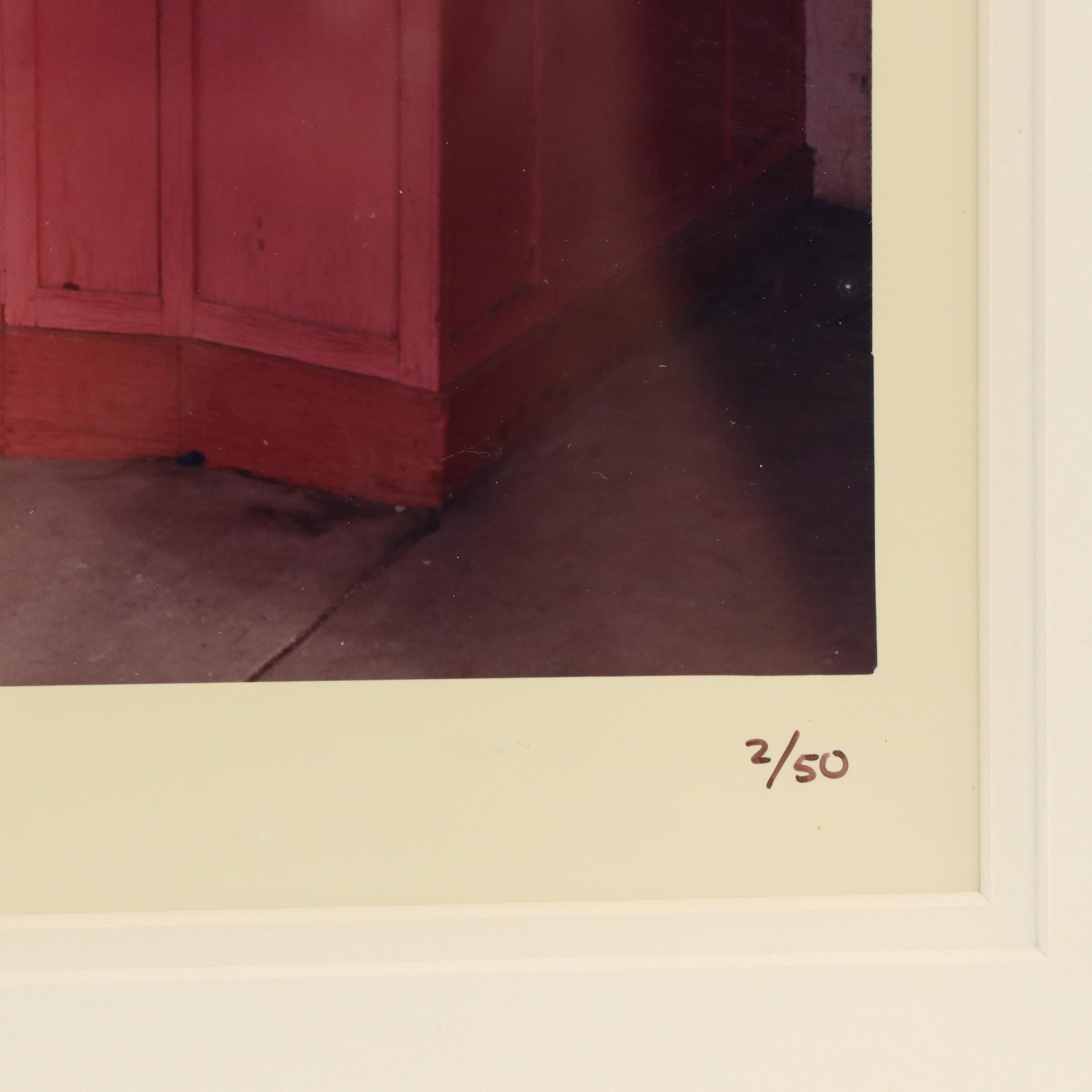 Color Photograph of Old Theater Ticket Booth, 1986