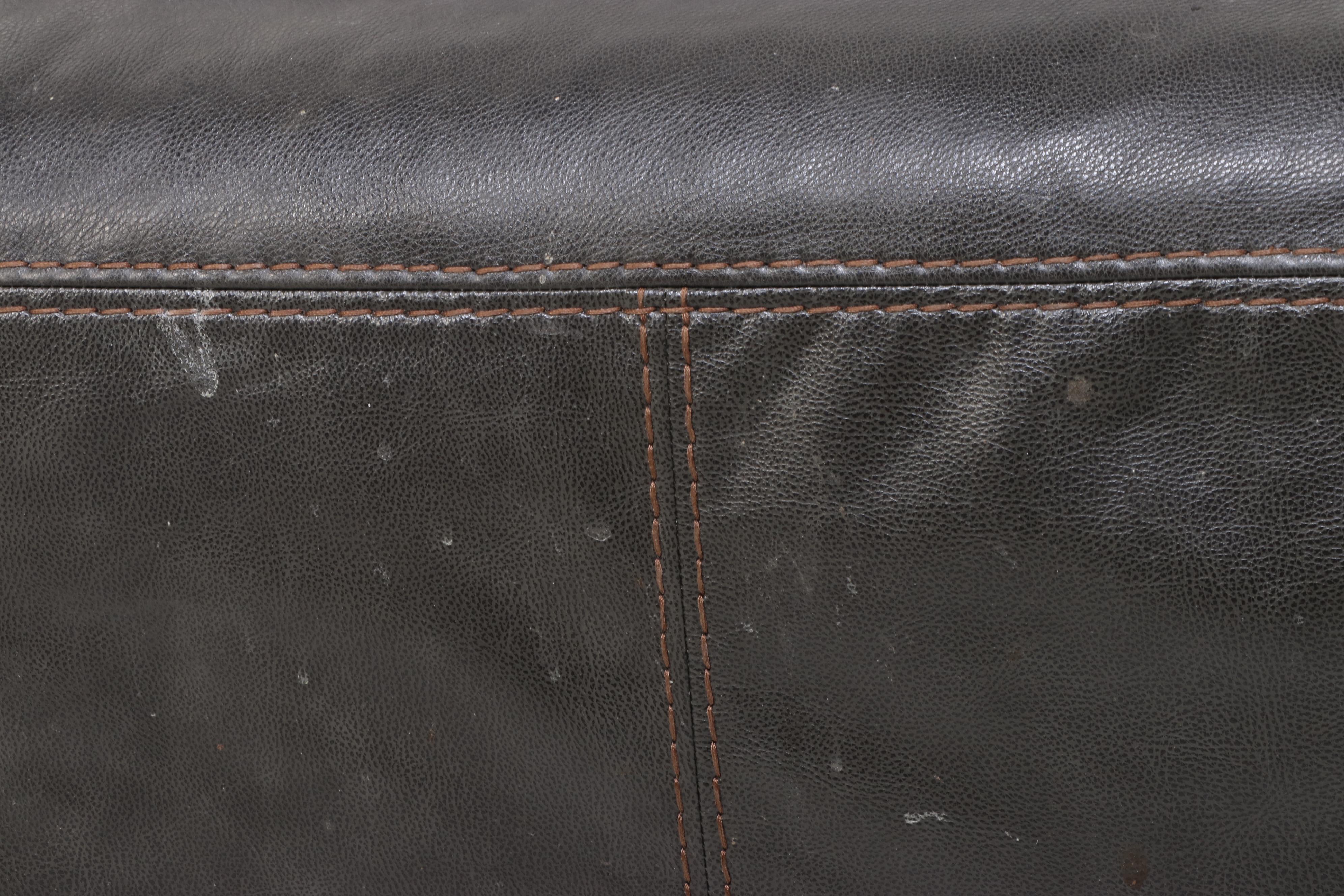 Jackson Furniture Industries Leather Modular Sofa with Ottoman