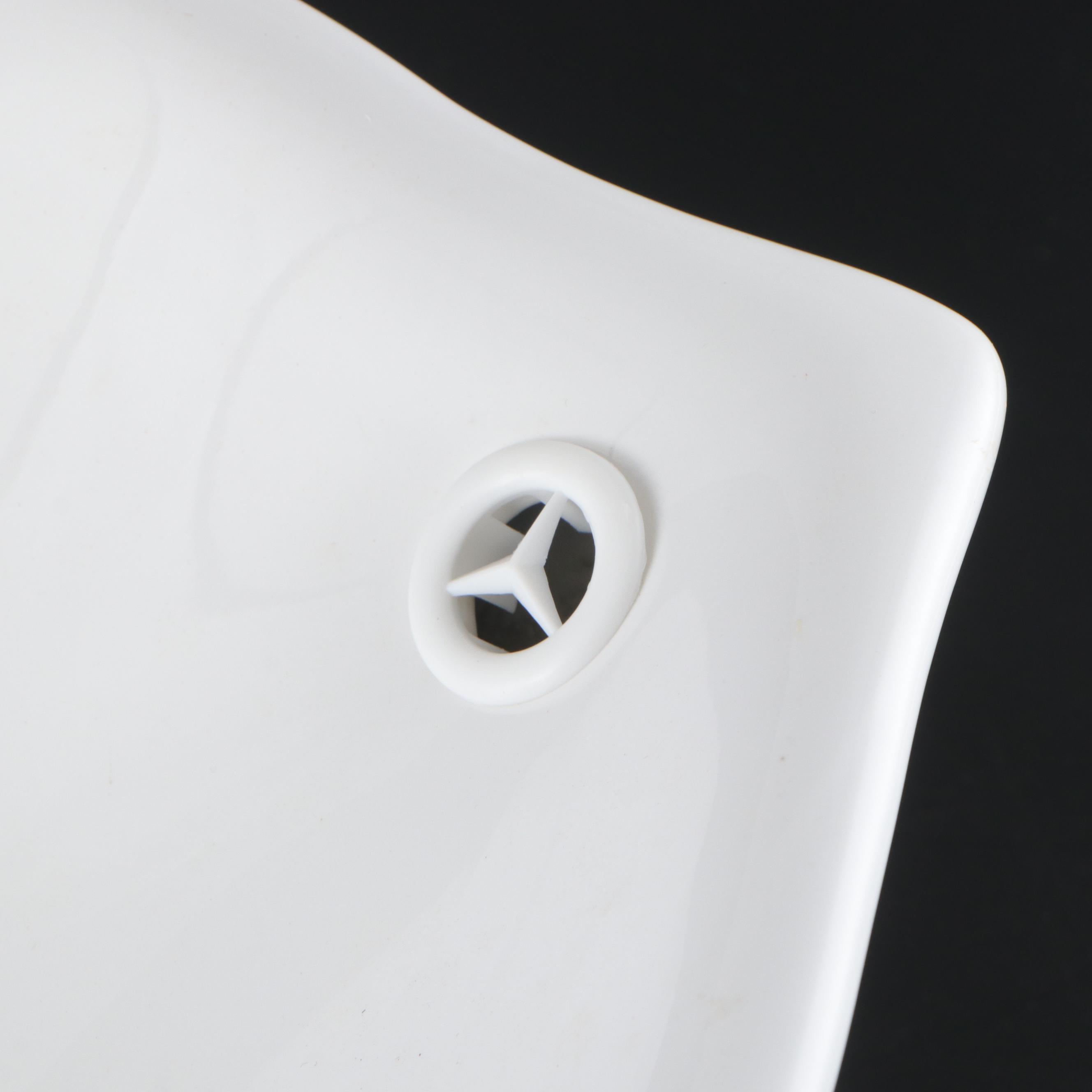 Seashell Shape White Porcelain Vessel Sink