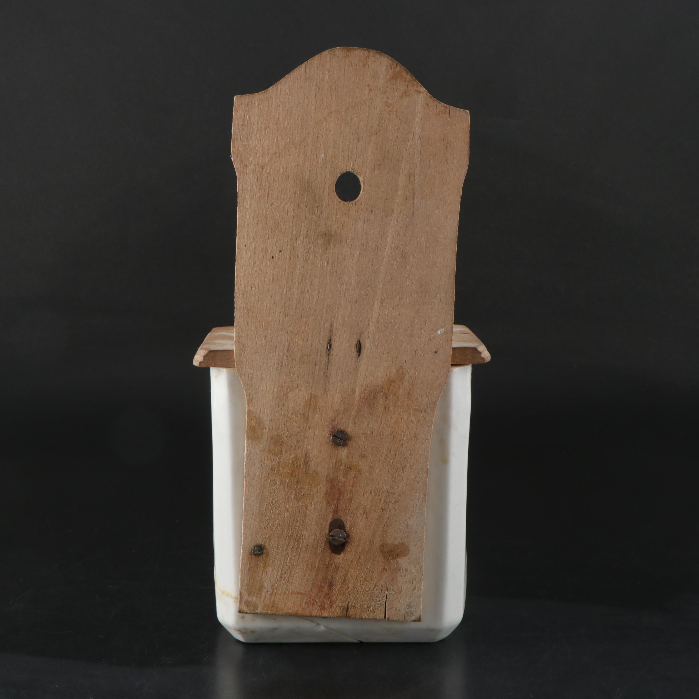 Victoria Porcelain Lusterware Canister Set with Other Salt Box