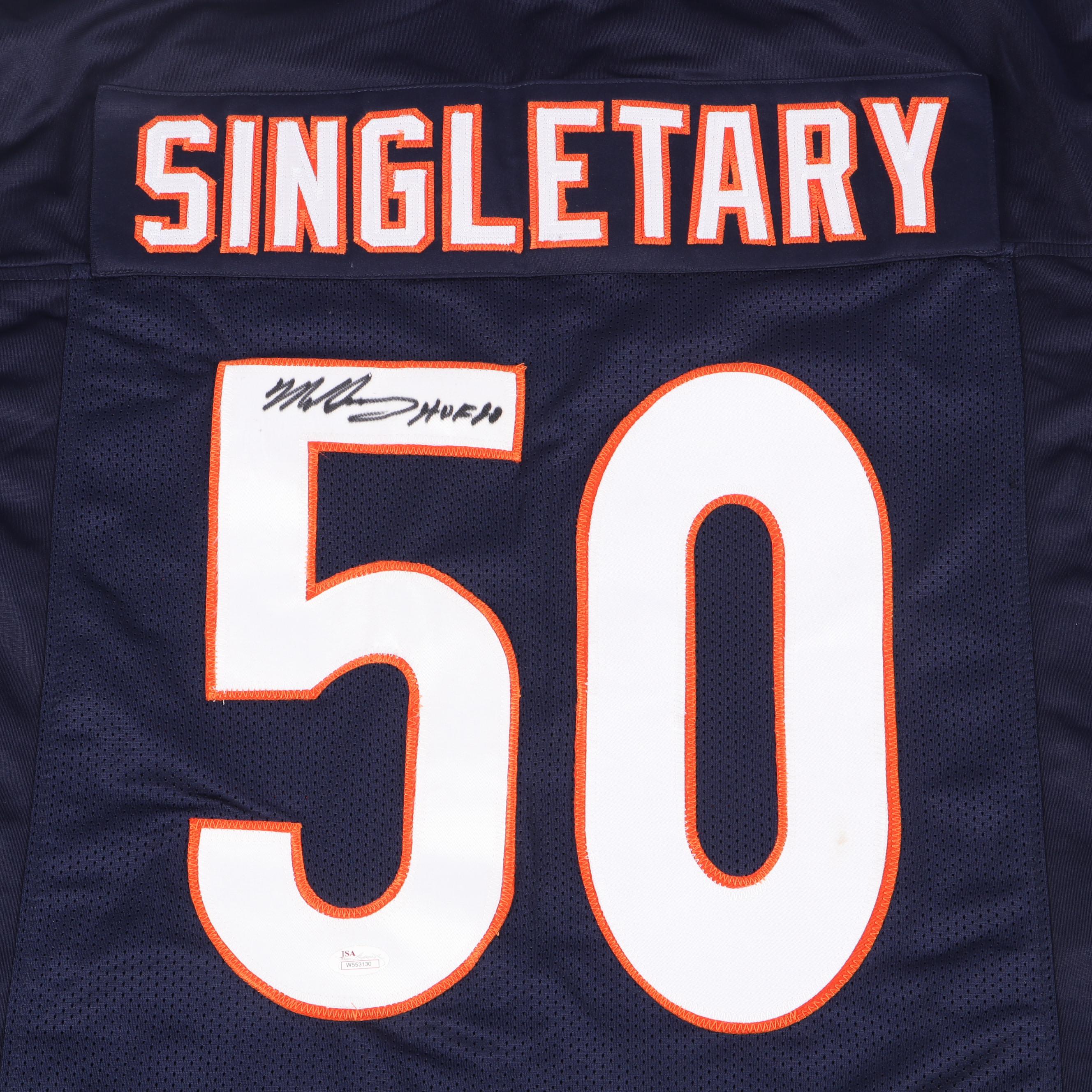 Mike Singletary Signed Chicago Bears Football Jersey
