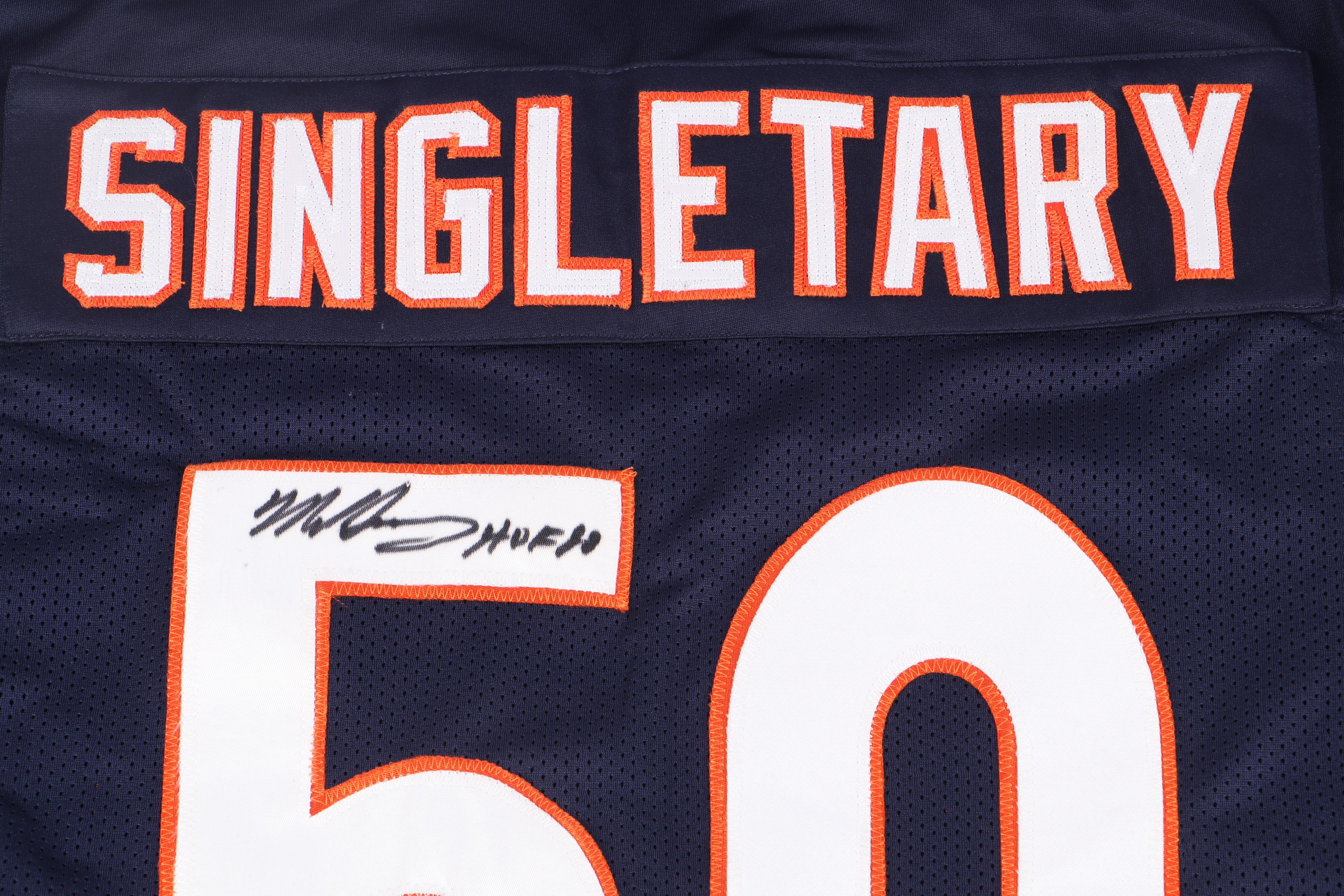 Mike Singletary Signed Chicago Bears Football Jersey