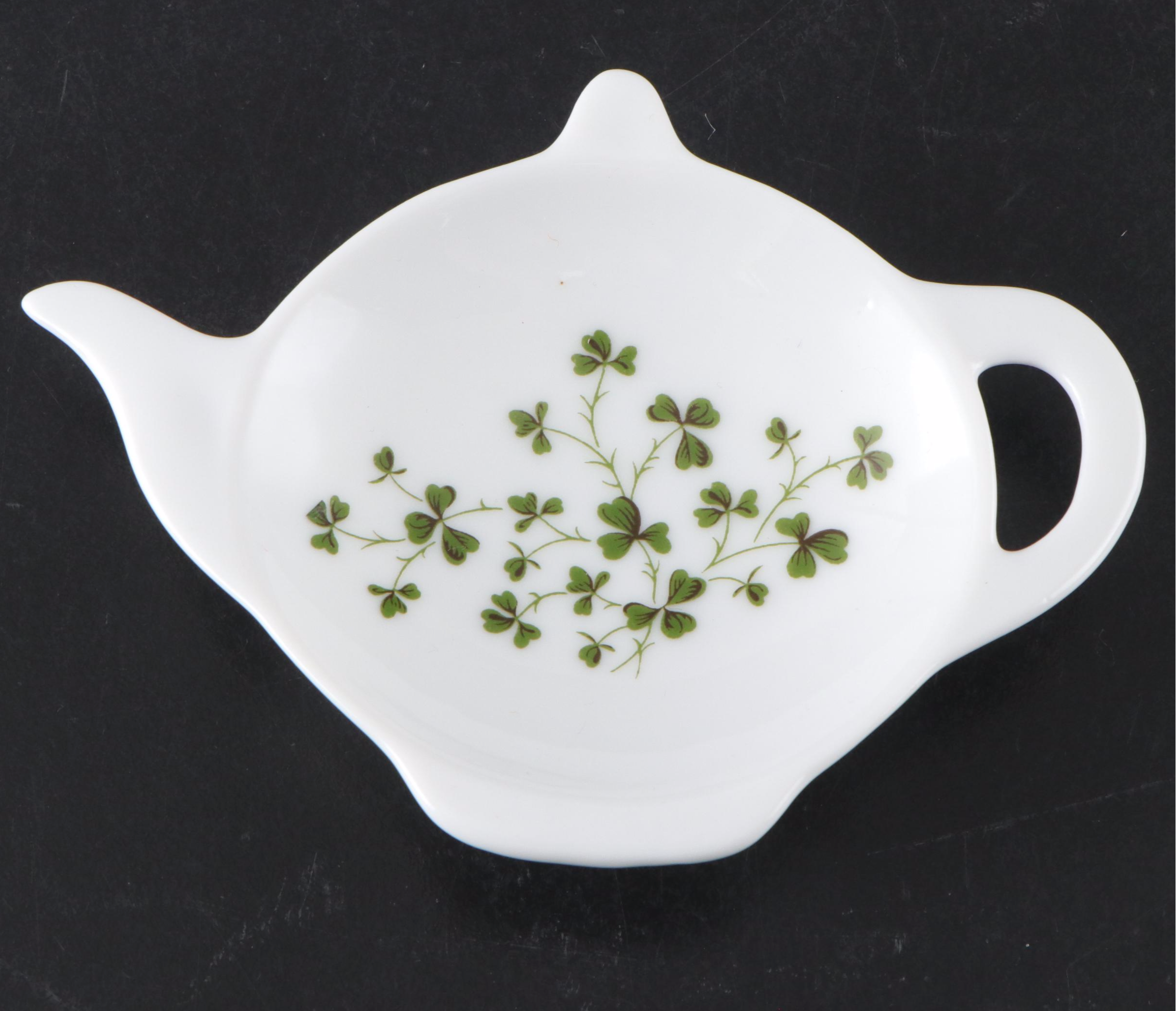 Bewley Irish Imports White Picnic China with Picnic Basket and More, Vintage