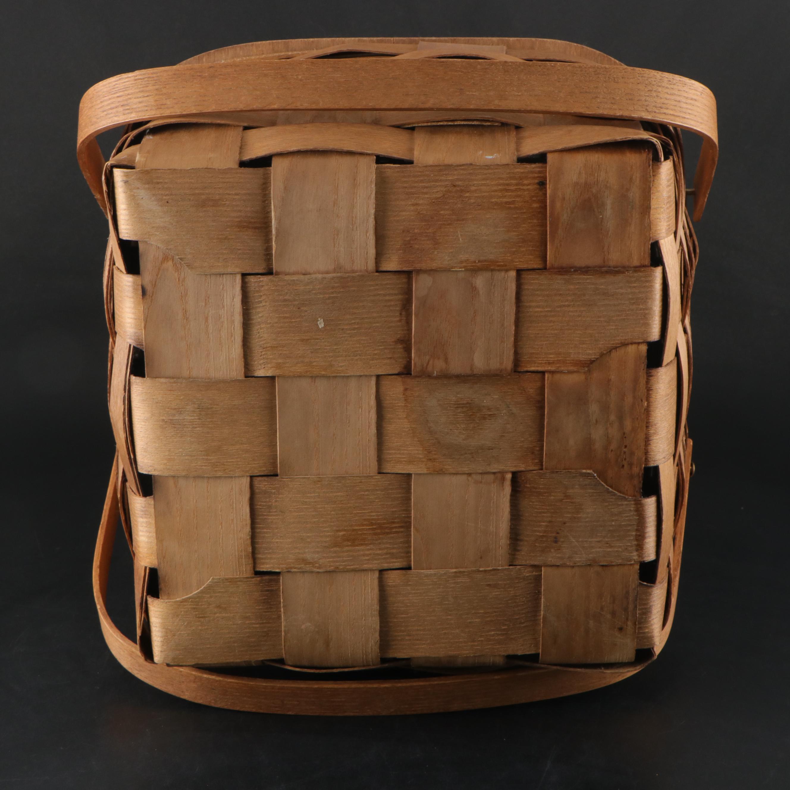 Bewley Irish Imports White Picnic China with Picnic Basket and More, Vintage