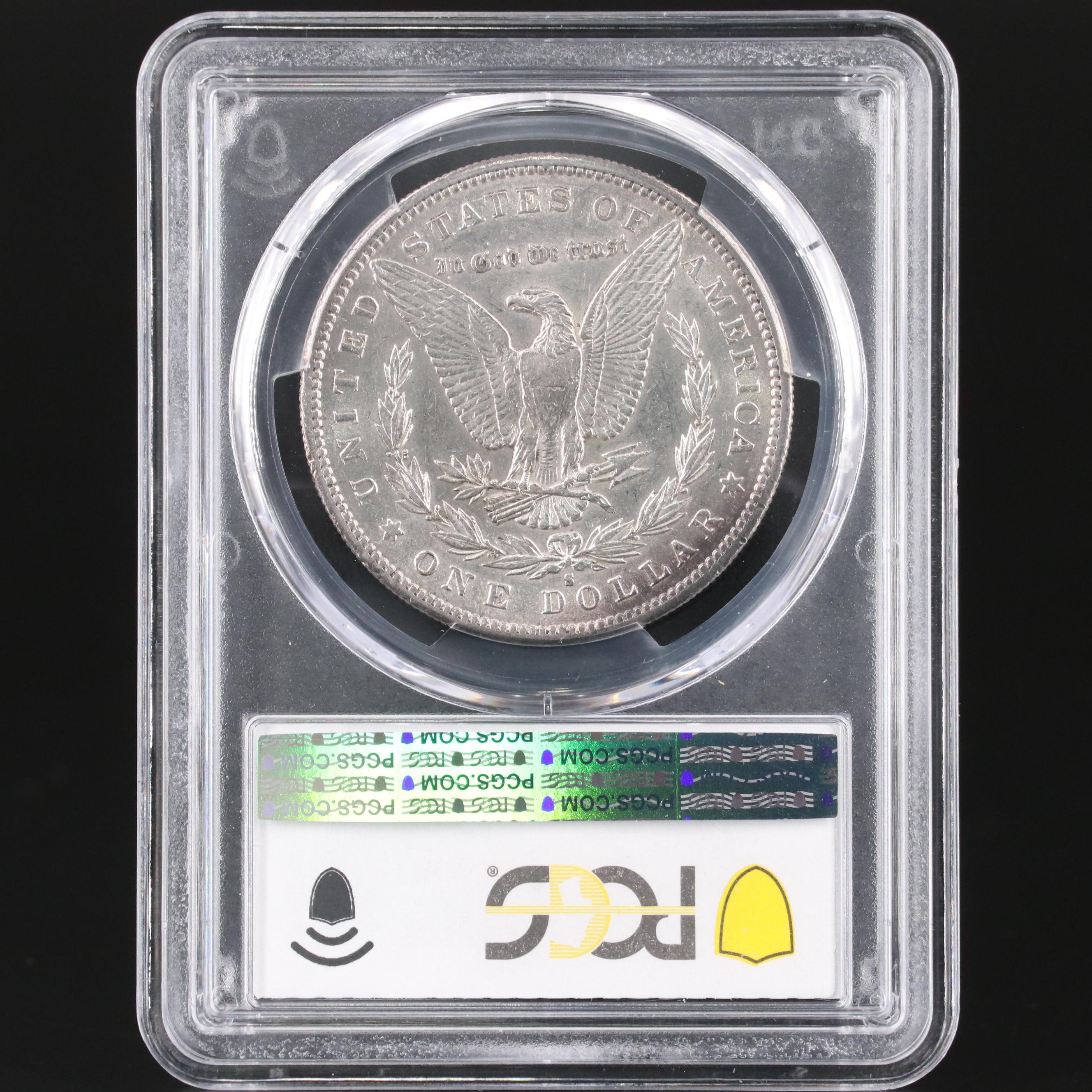 PCGS Graded AU53 1889-S Morgan Silver Dollar