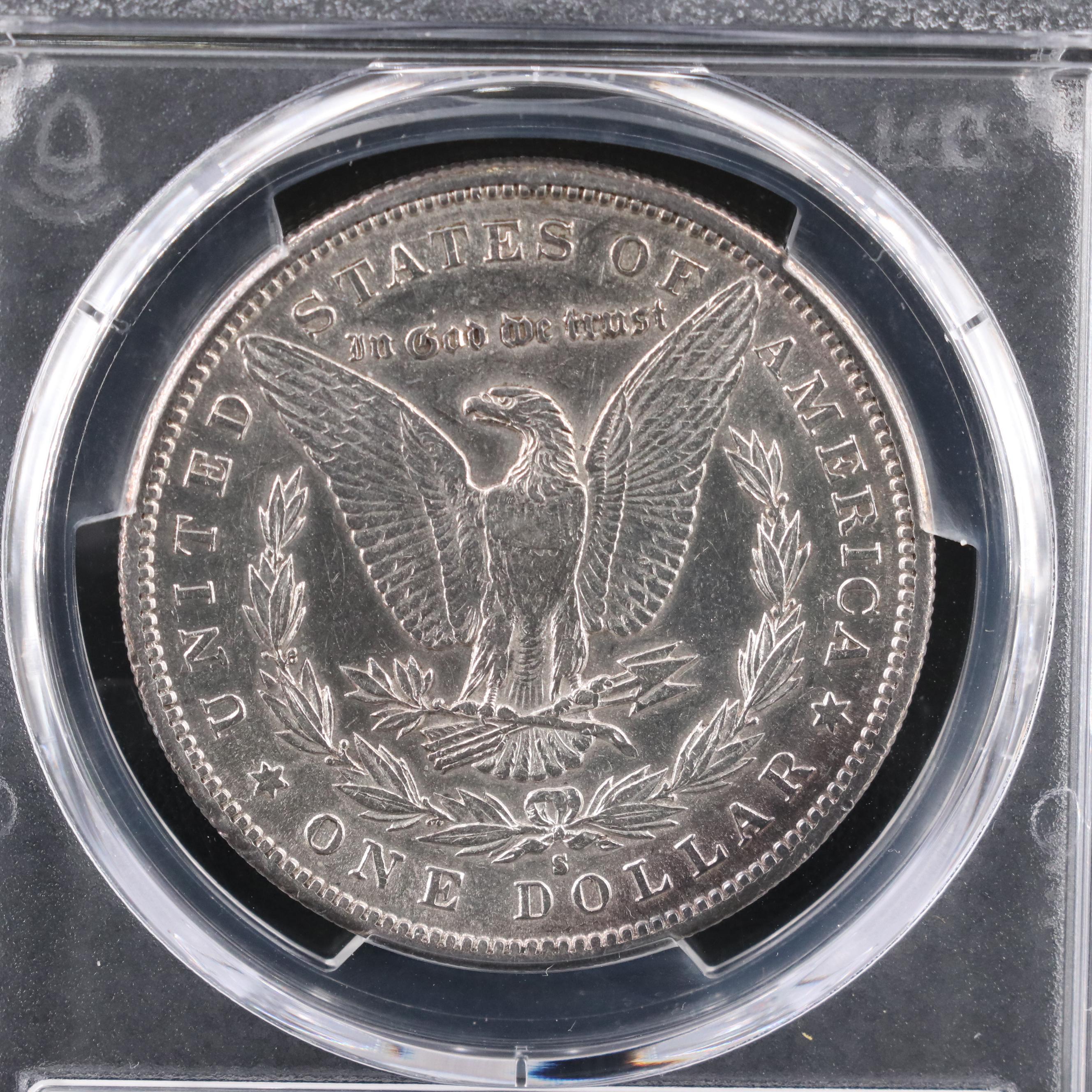 PCGS Graded AU53 1889-S Morgan Silver Dollar