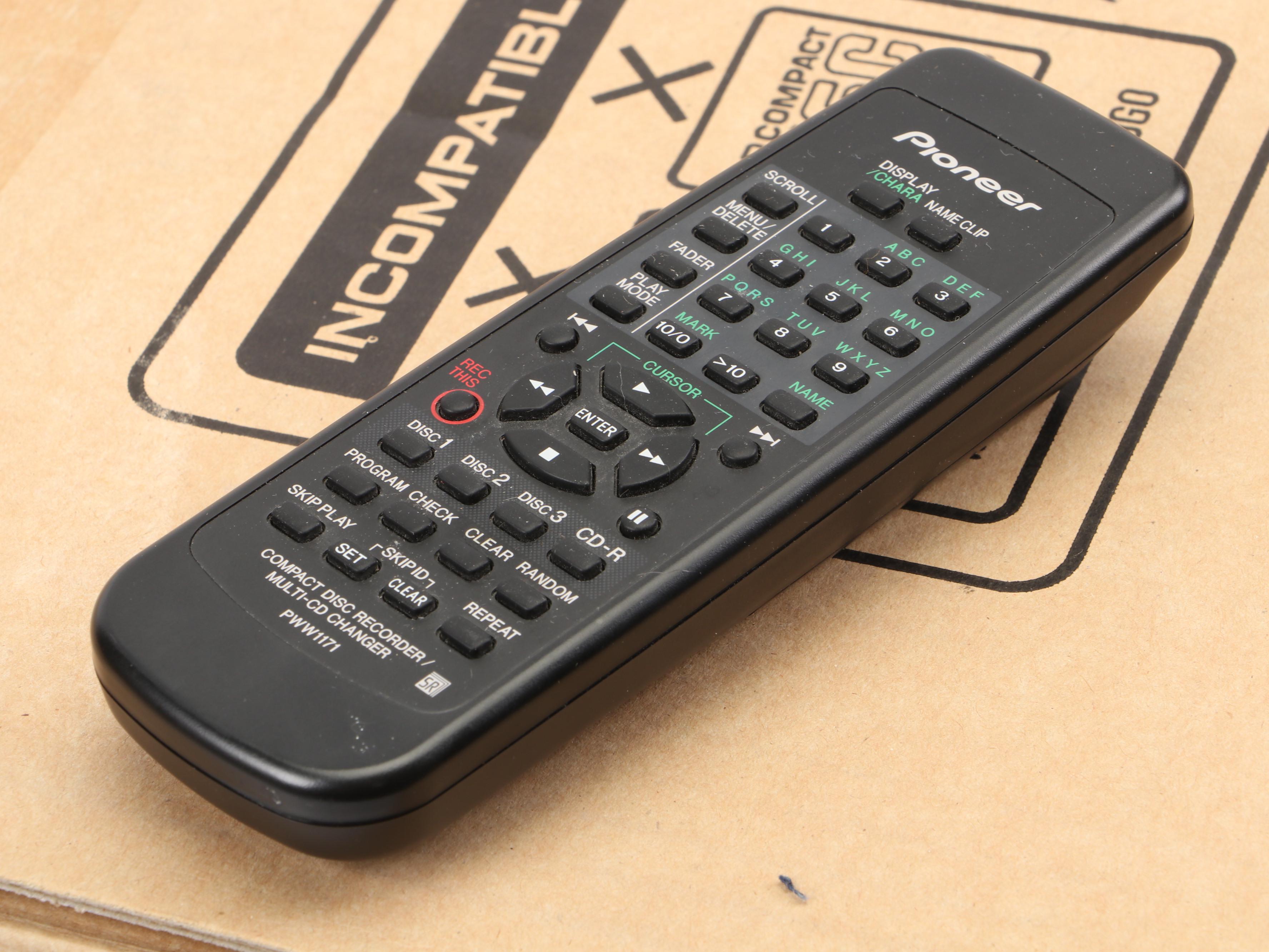 Technics RS-TR555 Stereo Double Cassette Deck and Pioneer PDR-W839 CD Player