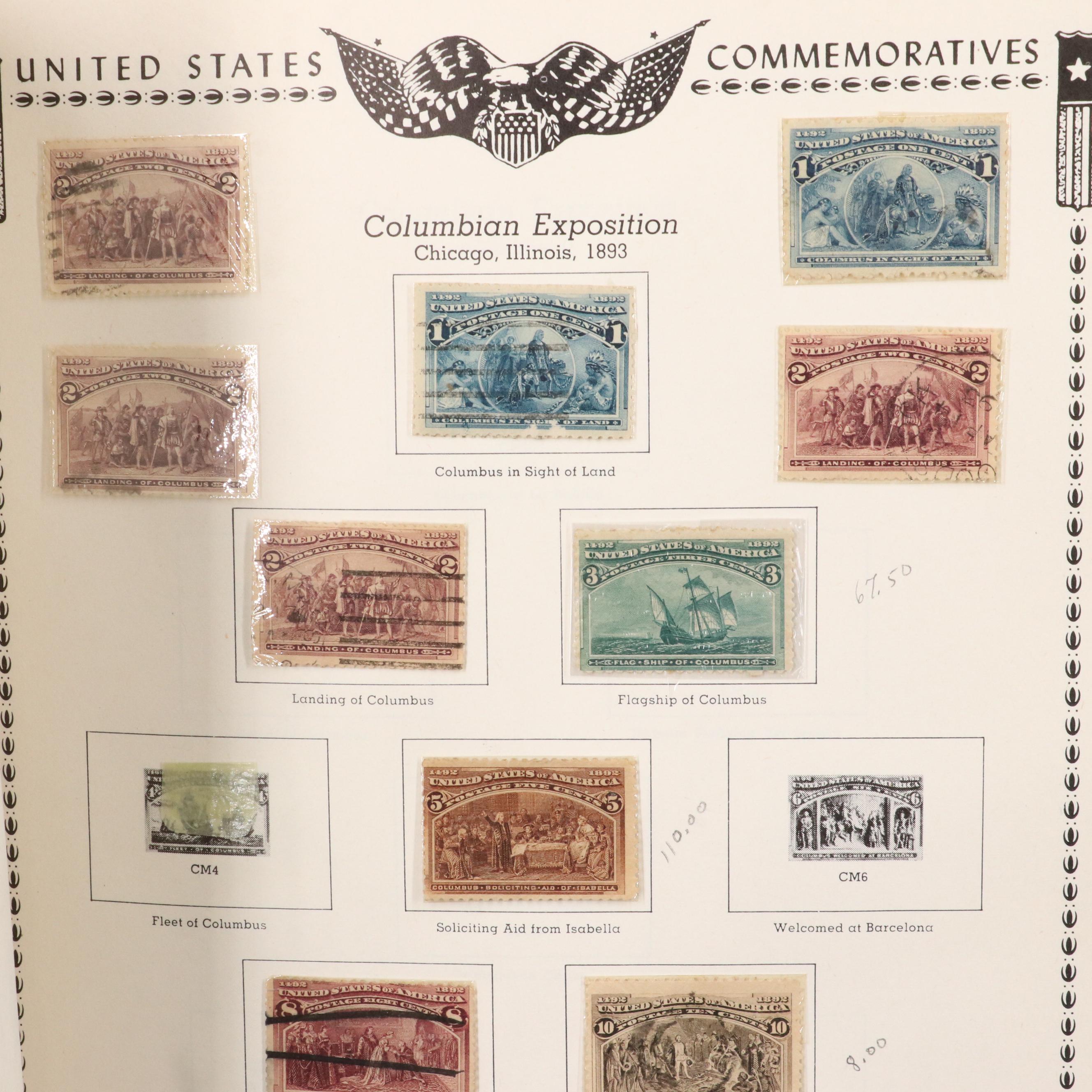 "The All American Stamp Album" Postage Stamp Collection, 1861 to 1960s
