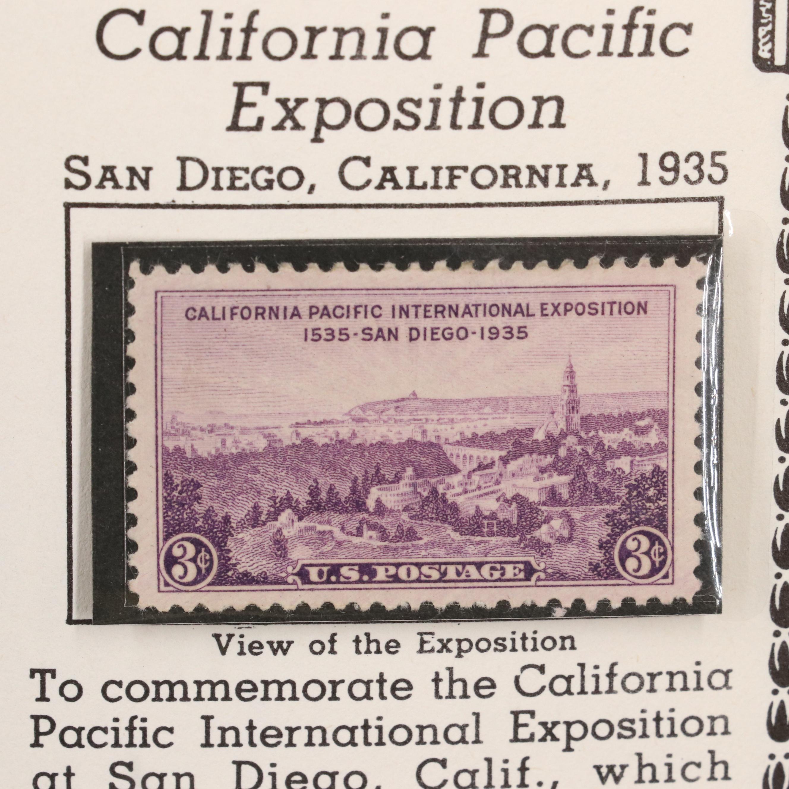 "The All American Stamp Album" Postage Stamp Collection, 1861 to 1960s