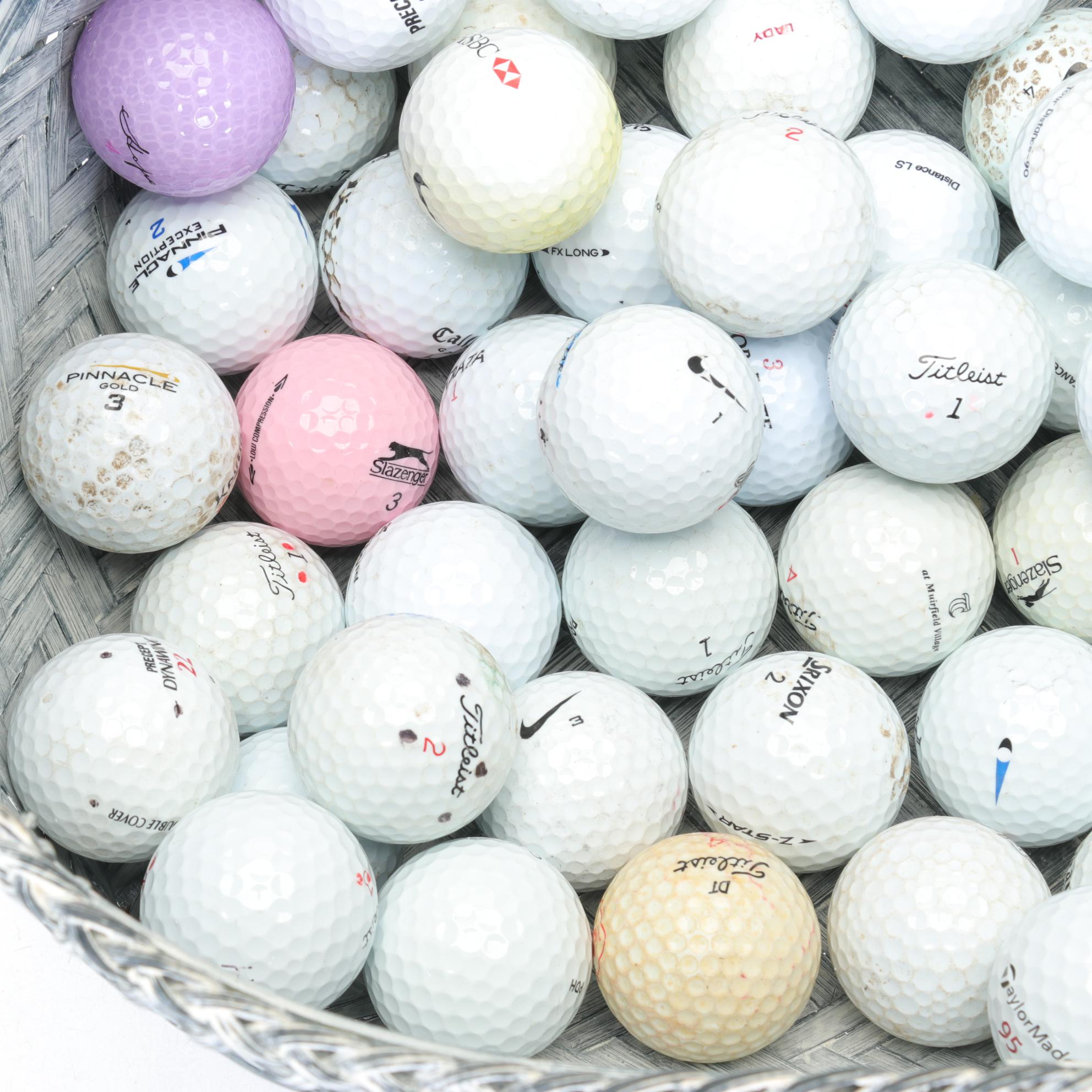 Brass Disney Gold Ball Markers & Ball Collection