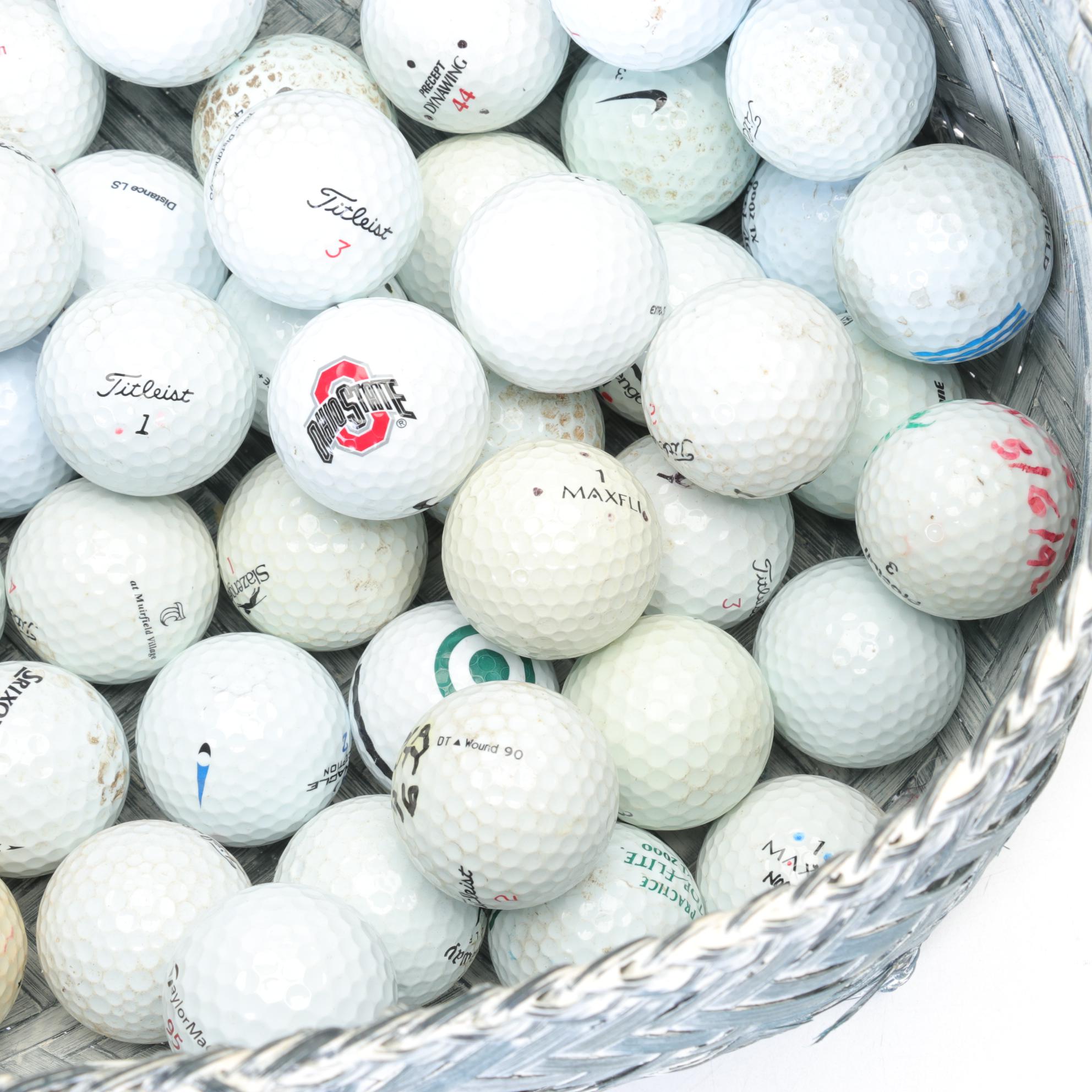 Brass Disney Gold Ball Markers & Ball Collection