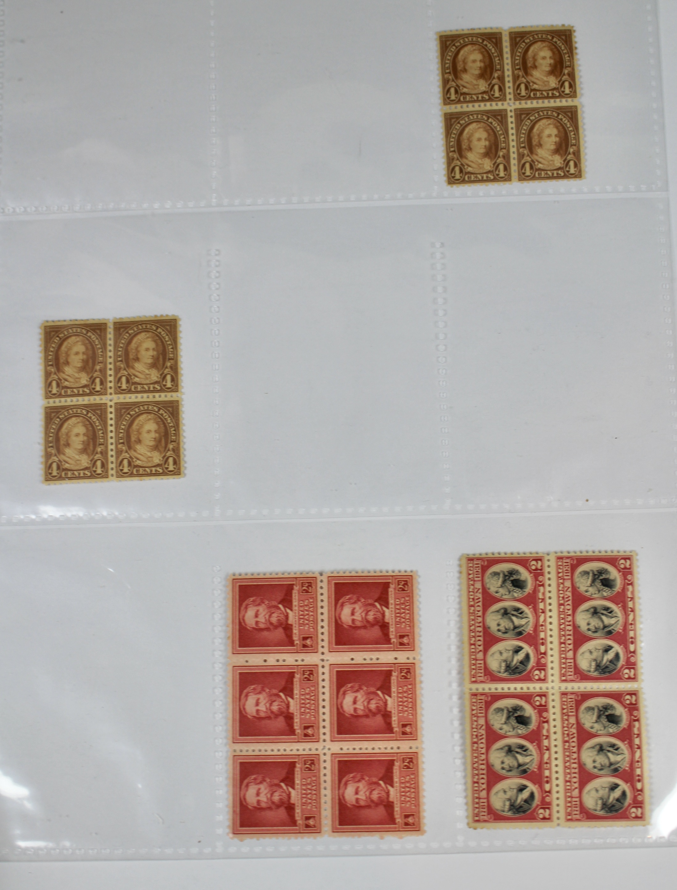 Very Large Group of Mint Condition U.S. Postage Stamps, 1920s through 1940s