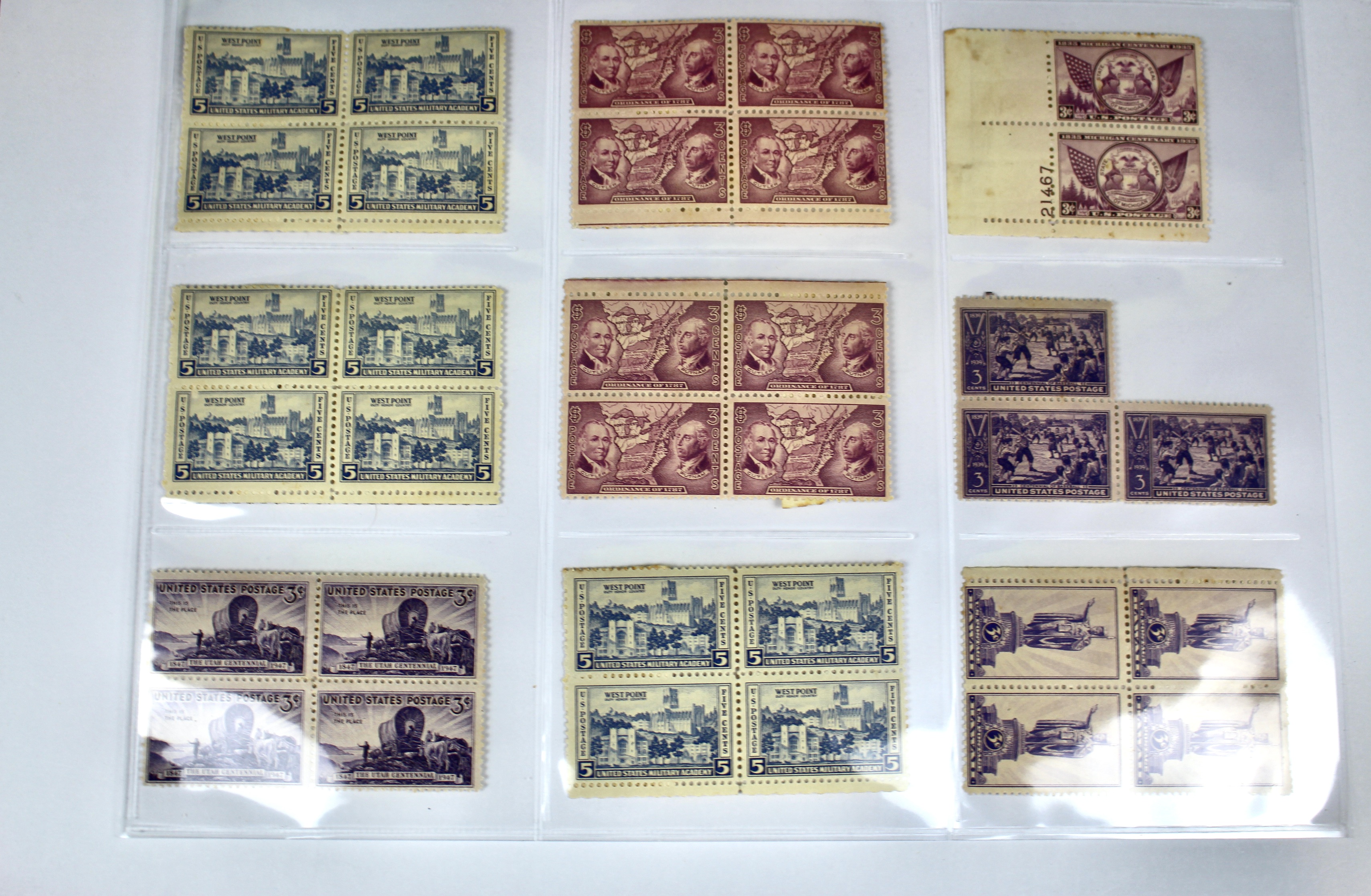 Very Large Group of Mint Condition U.S. Postage Stamps, 1920s through 1940s