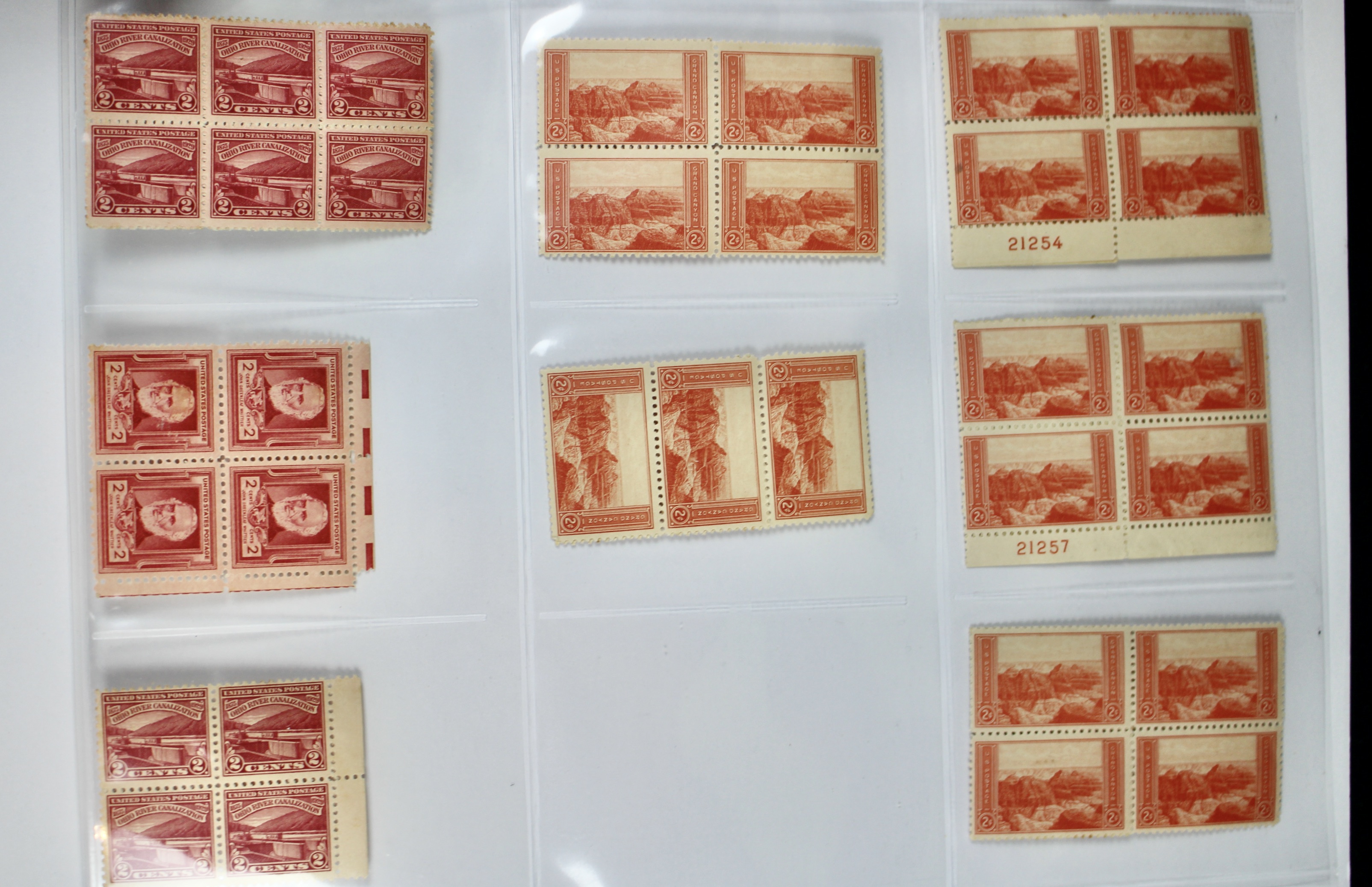 Very Large Group of Mint Condition U.S. Postage Stamps, 1920s through 1940s