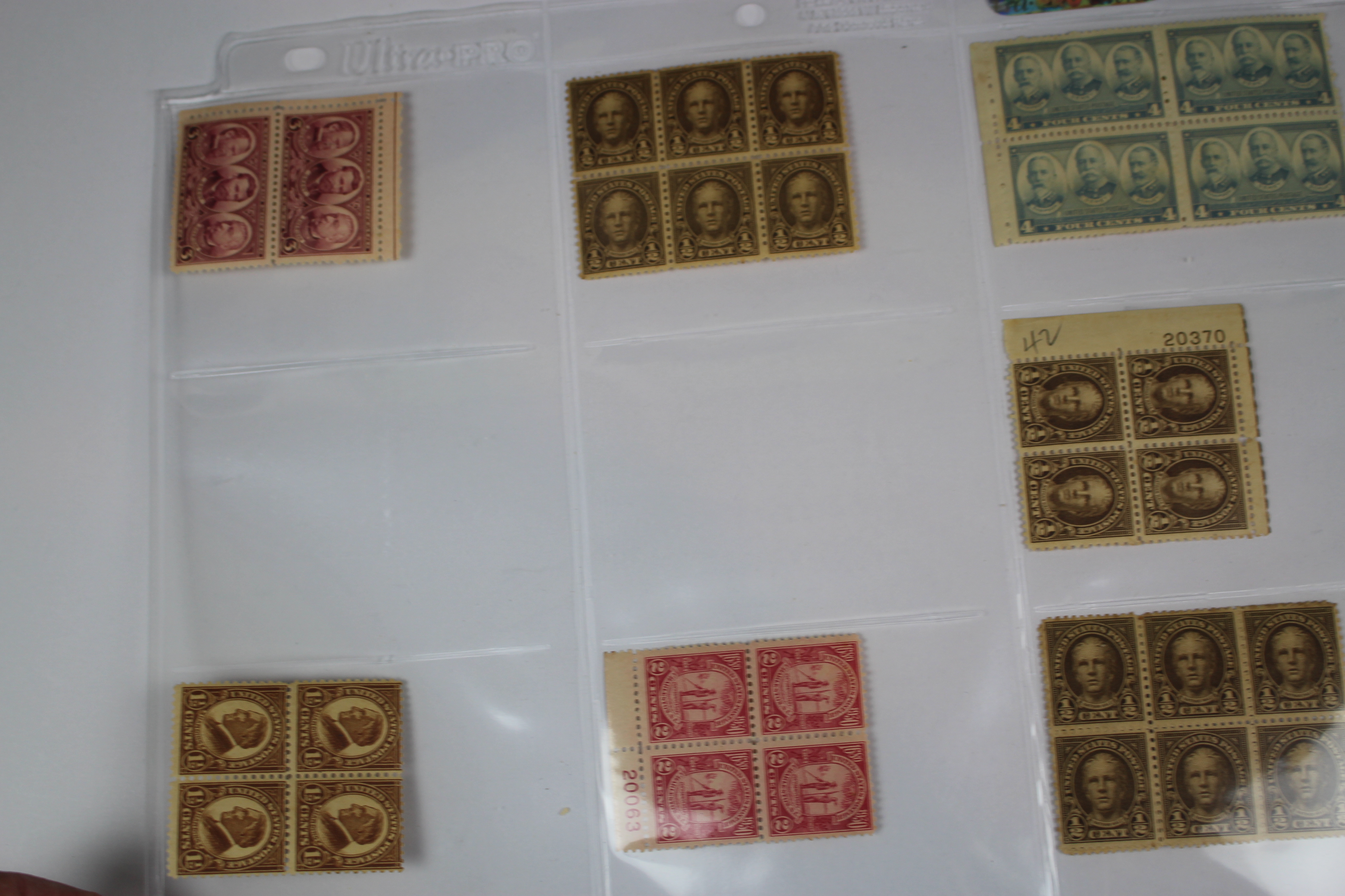 Very Large Group of Mint Condition U.S. Postage Stamps, 1920s through 1940s