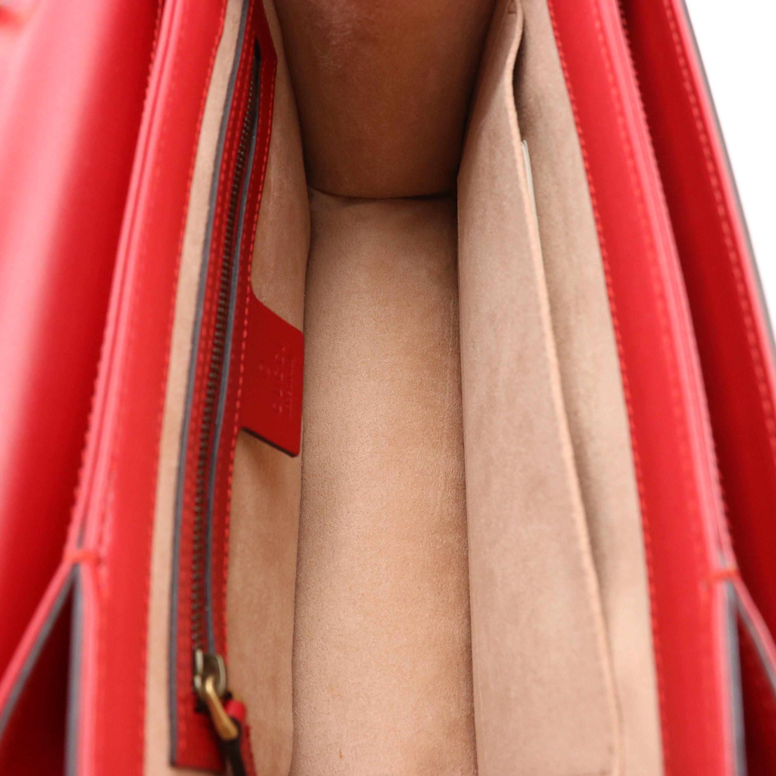 Gucci Queen Margaret Top Handle Bee Satchel in Multicolor Calfskin Leather