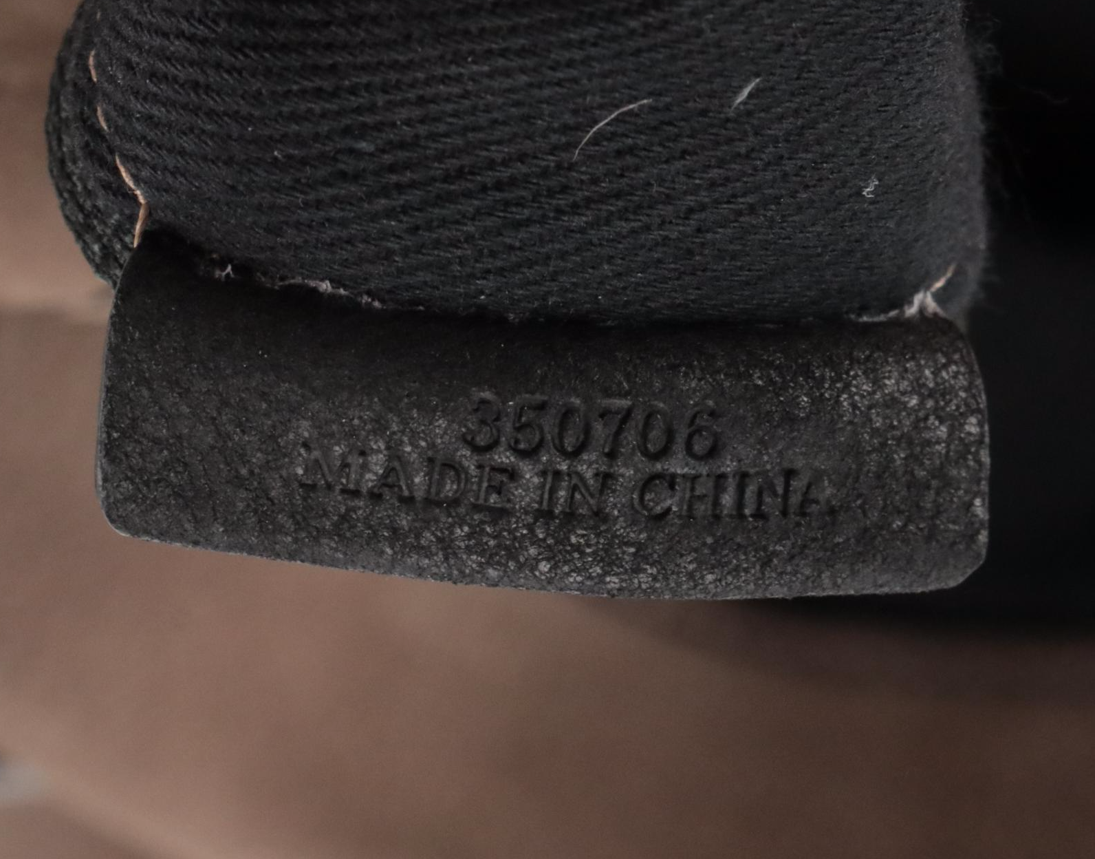 Loewe Anagram Mocha Brown Leather Shoulder Bag