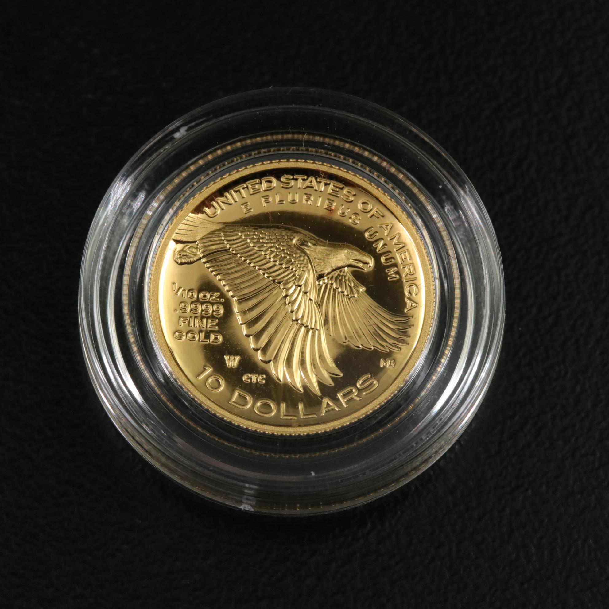 2018-W One-Tenth Ounce Gold American Liberty Proof Coin