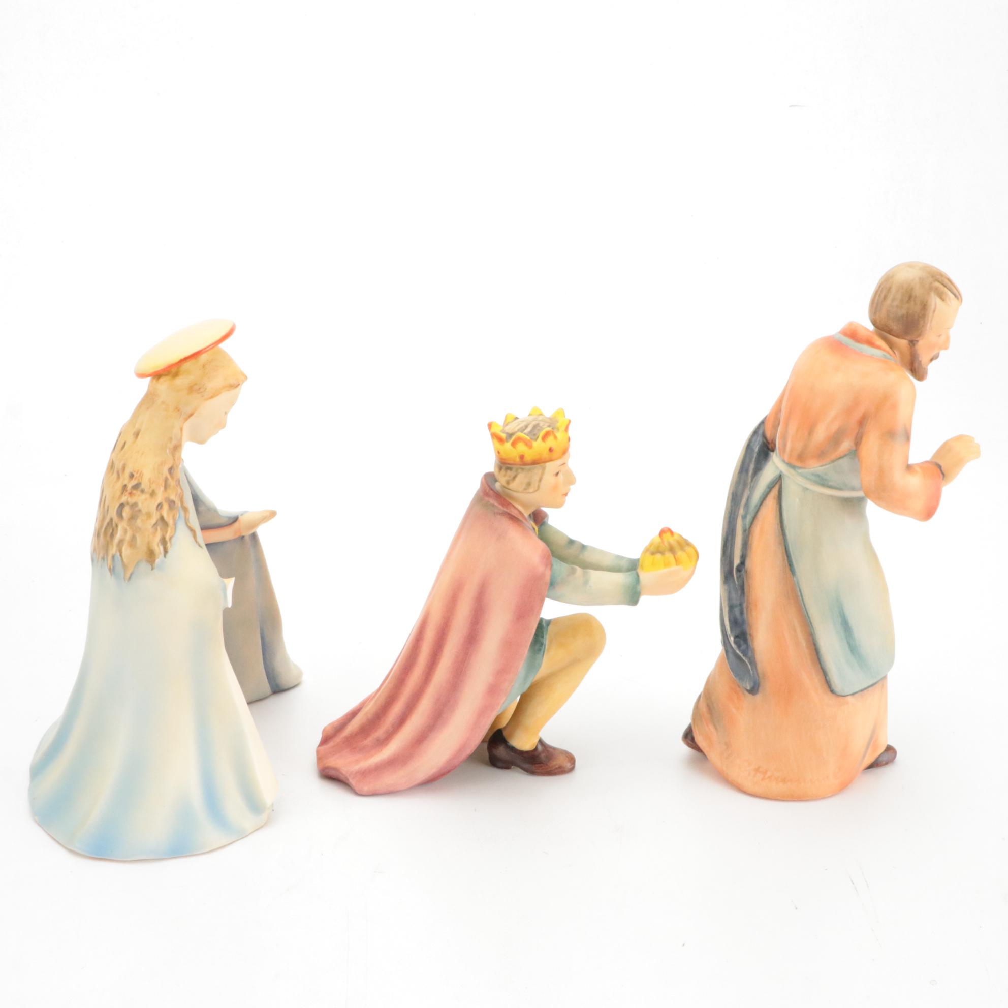 Goebel Porcelain Nativity Figurines, 1951