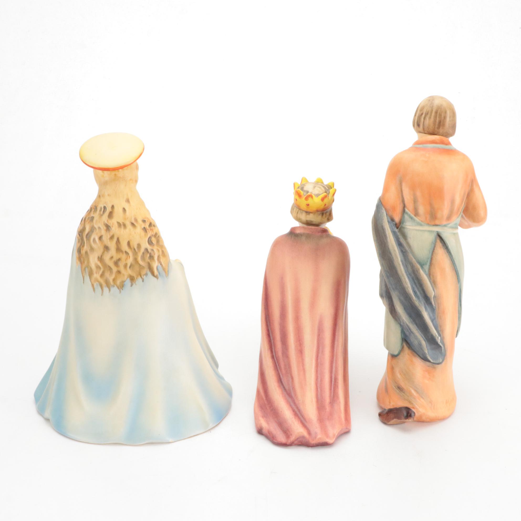Goebel Porcelain Nativity Figurines, 1951