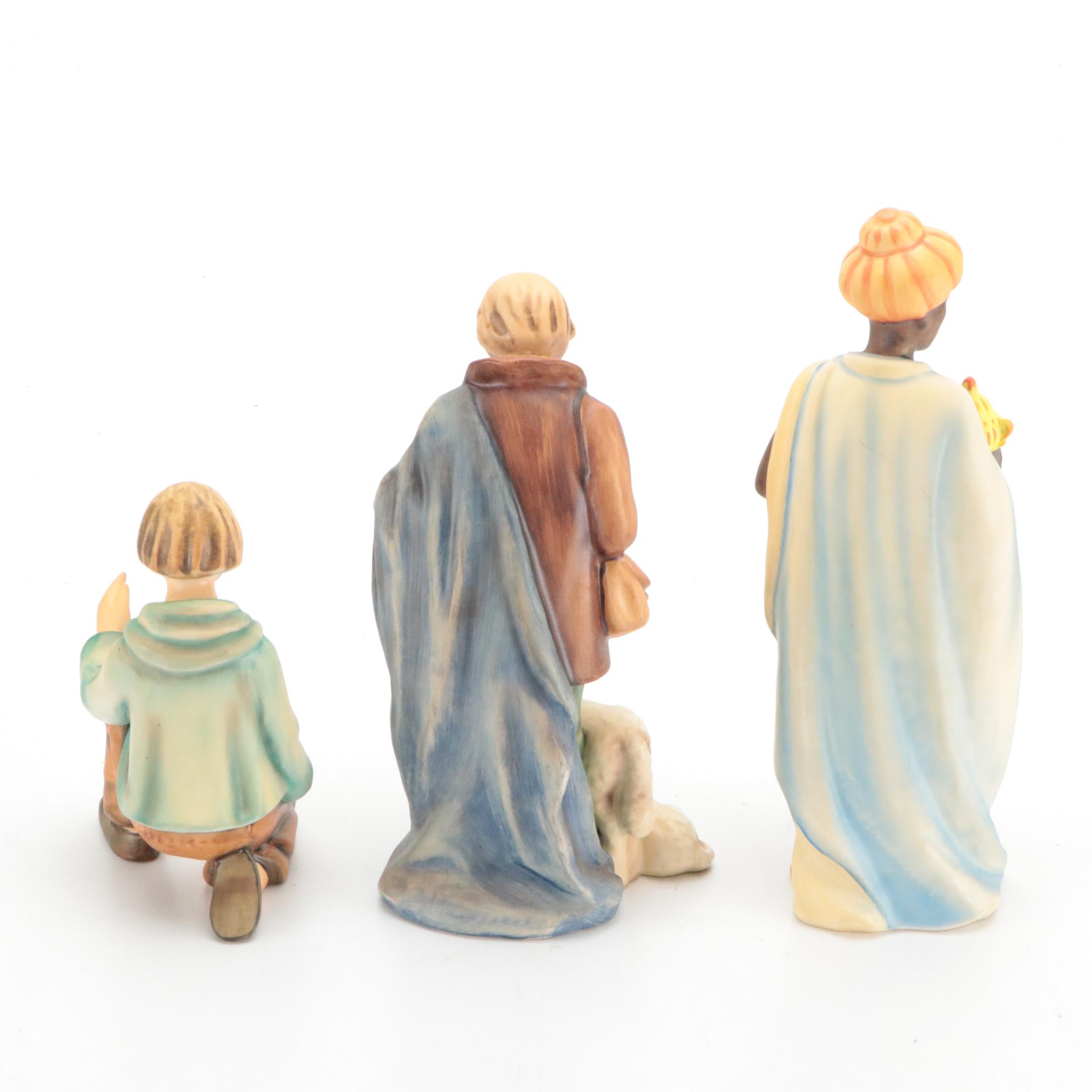 Goebel Porcelain Nativity Figurines, 1951