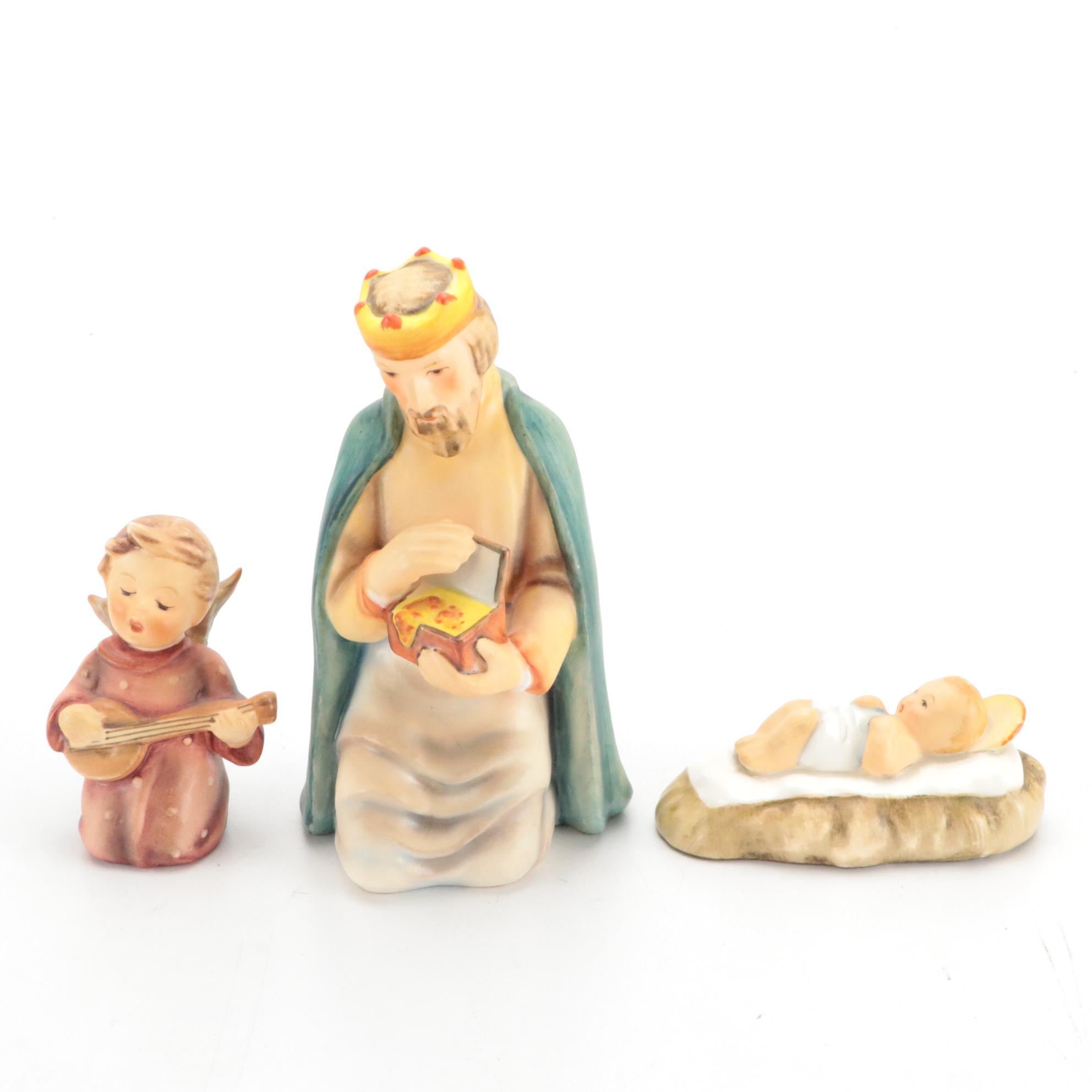 Goebel Porcelain Nativity Figurines, 1951