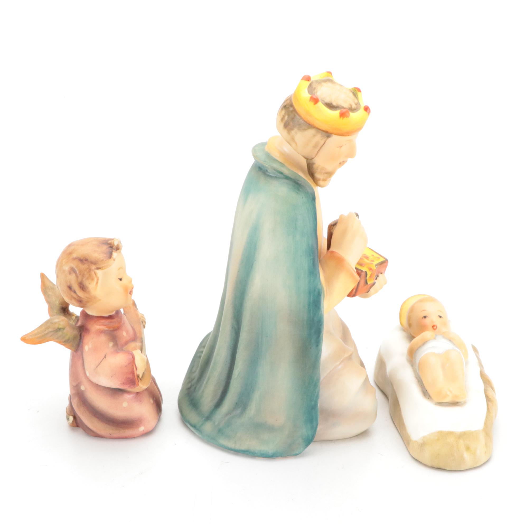 Goebel Porcelain Nativity Figurines, 1951