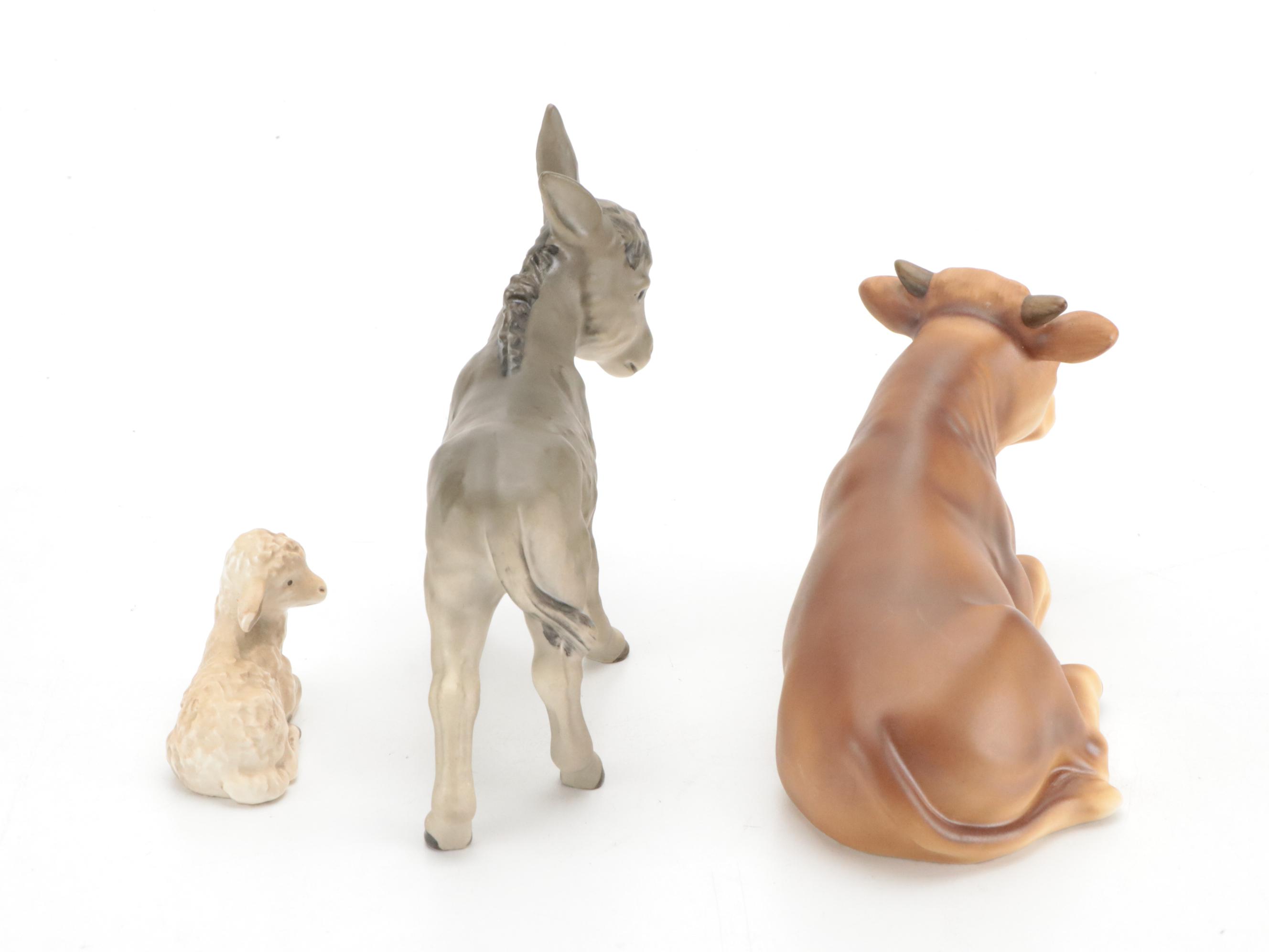 Goebel Porcelain Nativity Figurines, 1951